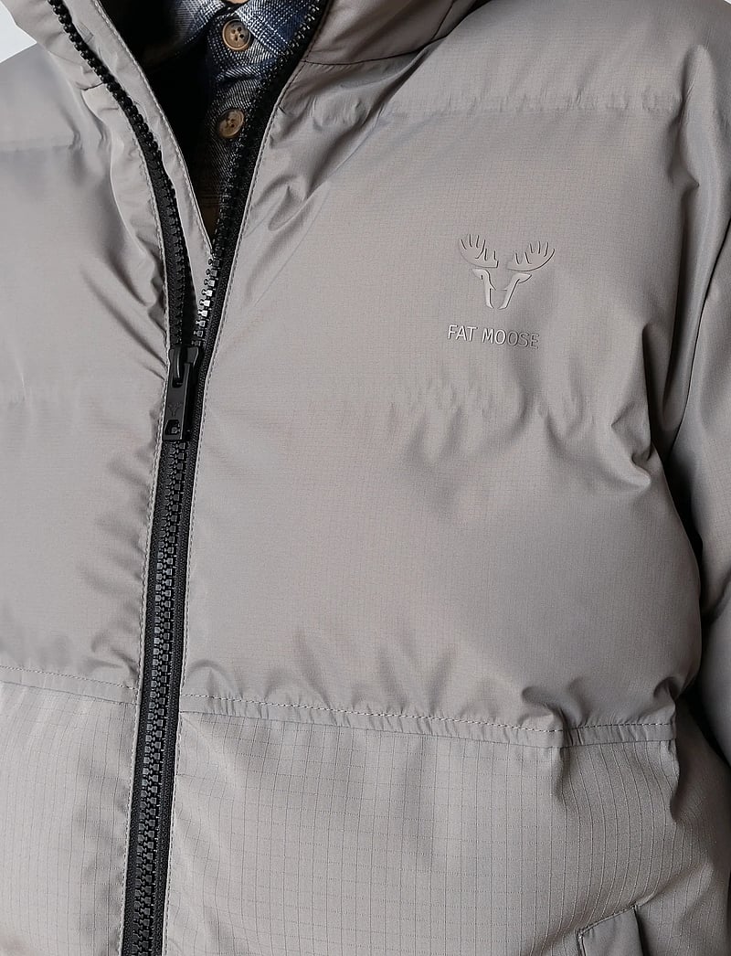Fat Moose - Birk Jacket - dunjackor - mid grey - 3