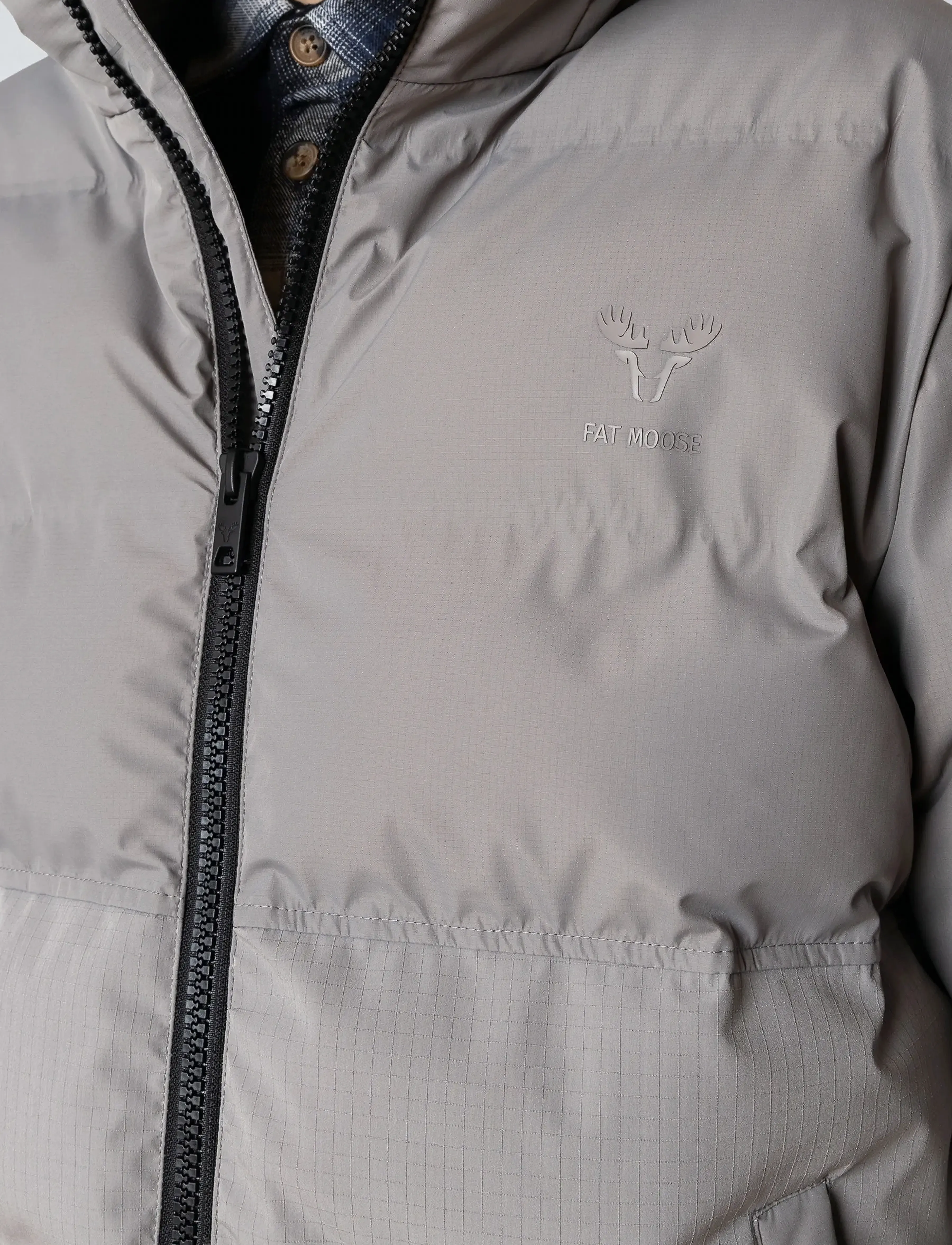 Fat Moose - Birk Jacket - vinterjakker - mid grey - 3