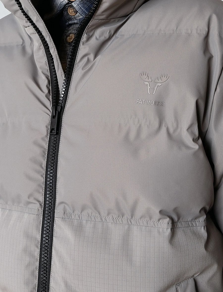 Fat Moose - Birk Jacket - daunenjacken - mid grey - 3