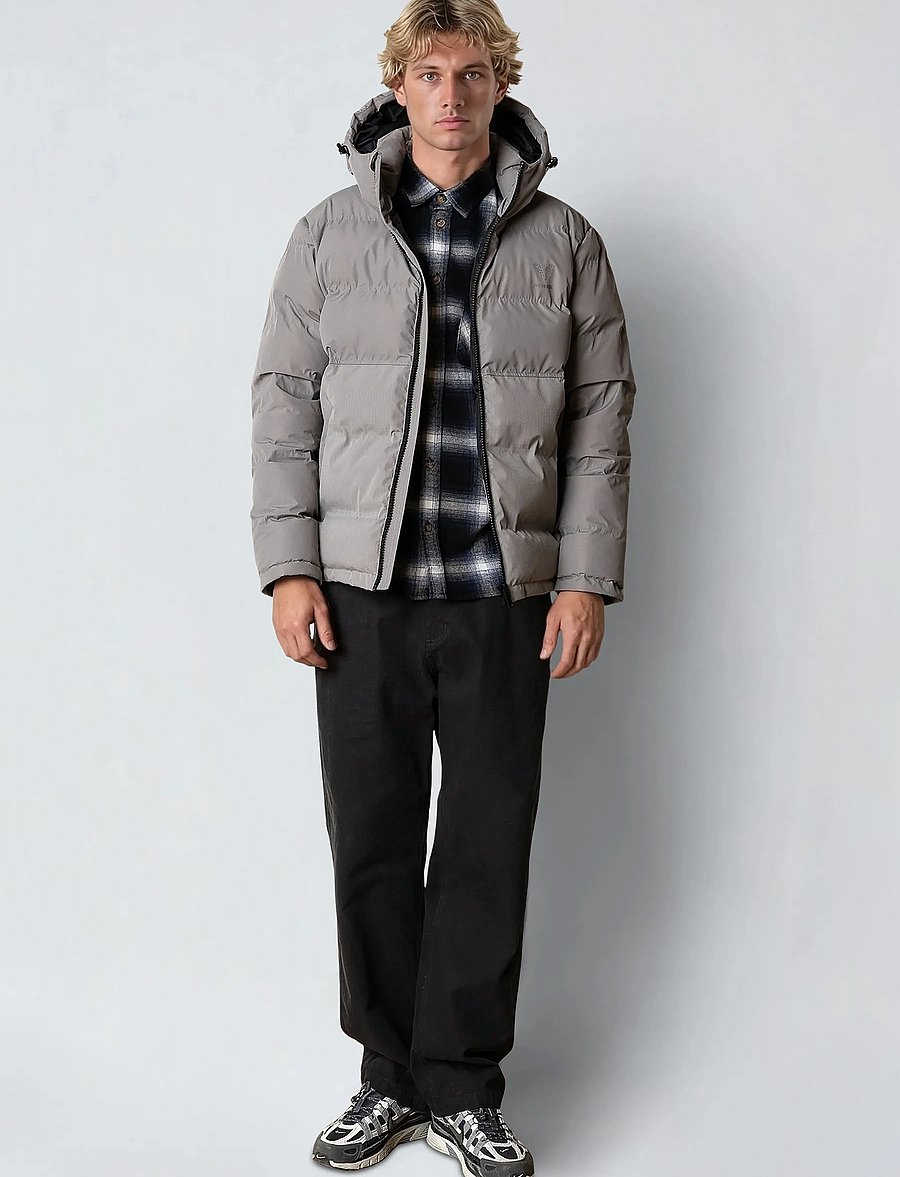 Fat Moose - Birk Jacket - daunenjacken - mid grey - 4