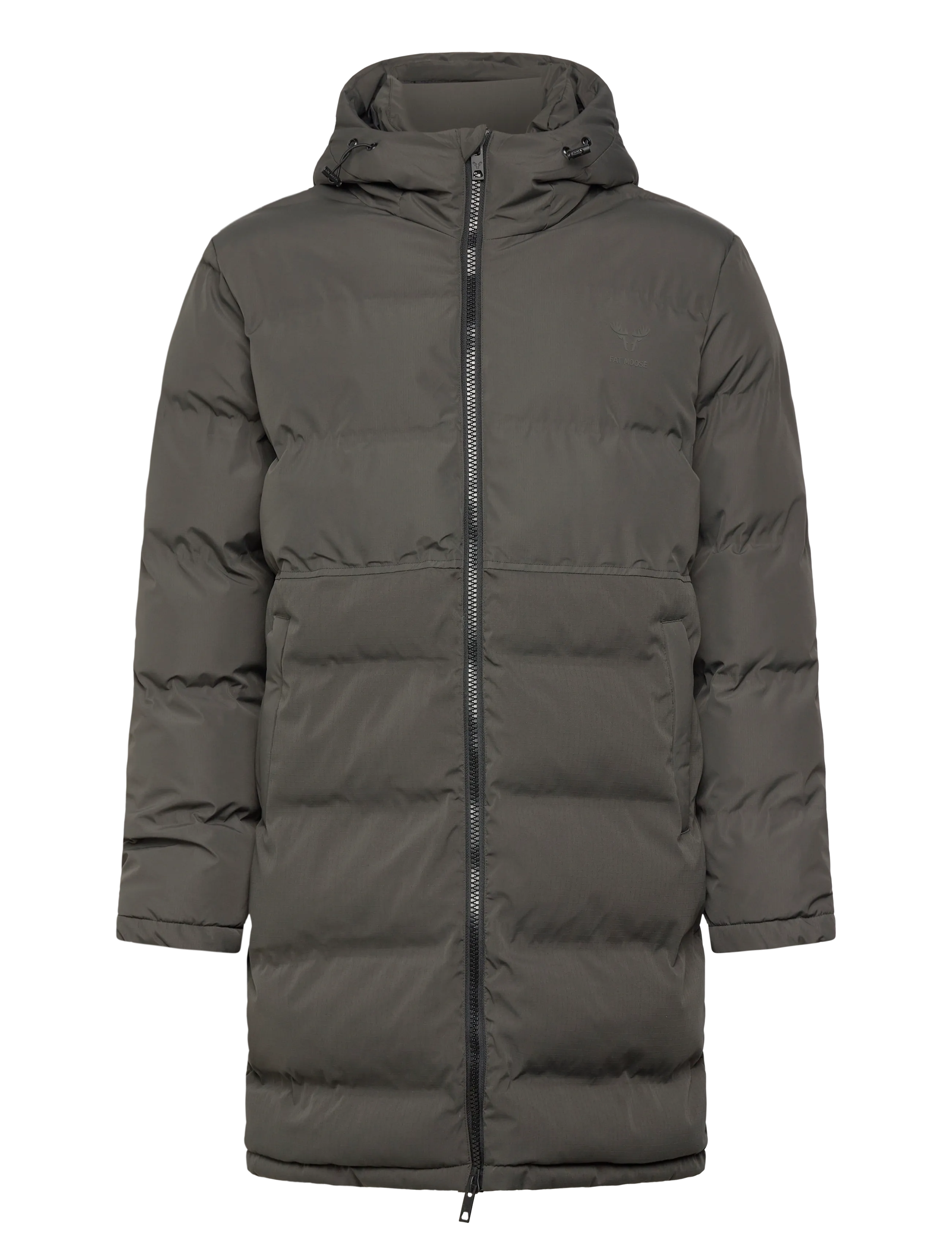 Fat Moose Birk long jacket - Fat moose - BEETLE GREEN / khaki/green