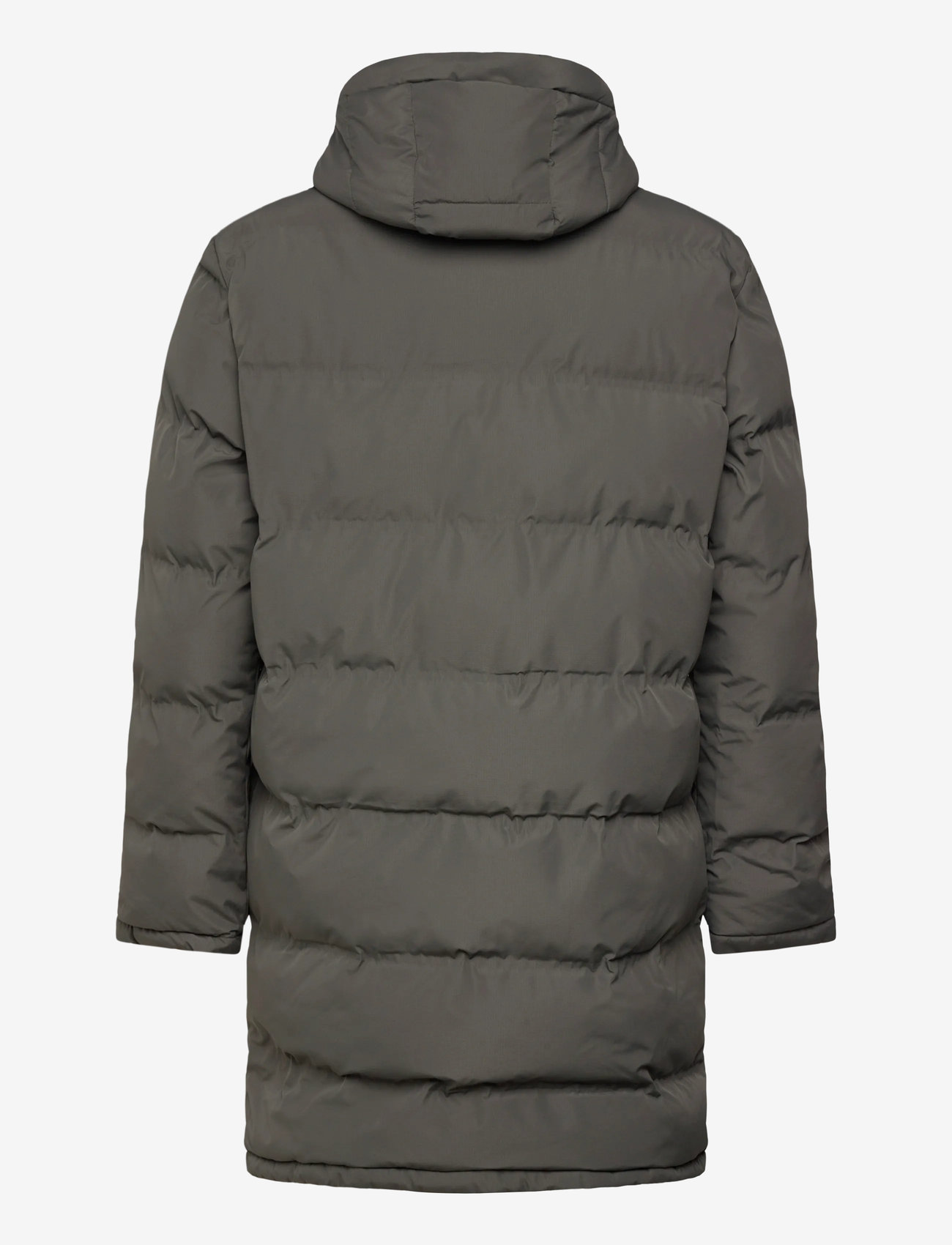 Fat Moose - Birk long jacket - fall jackets - beetle green - 1