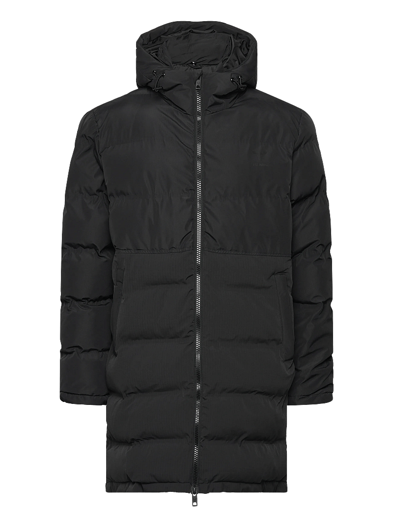 Fat Moose - Birk long jacket - dunjakker - black01 - 1