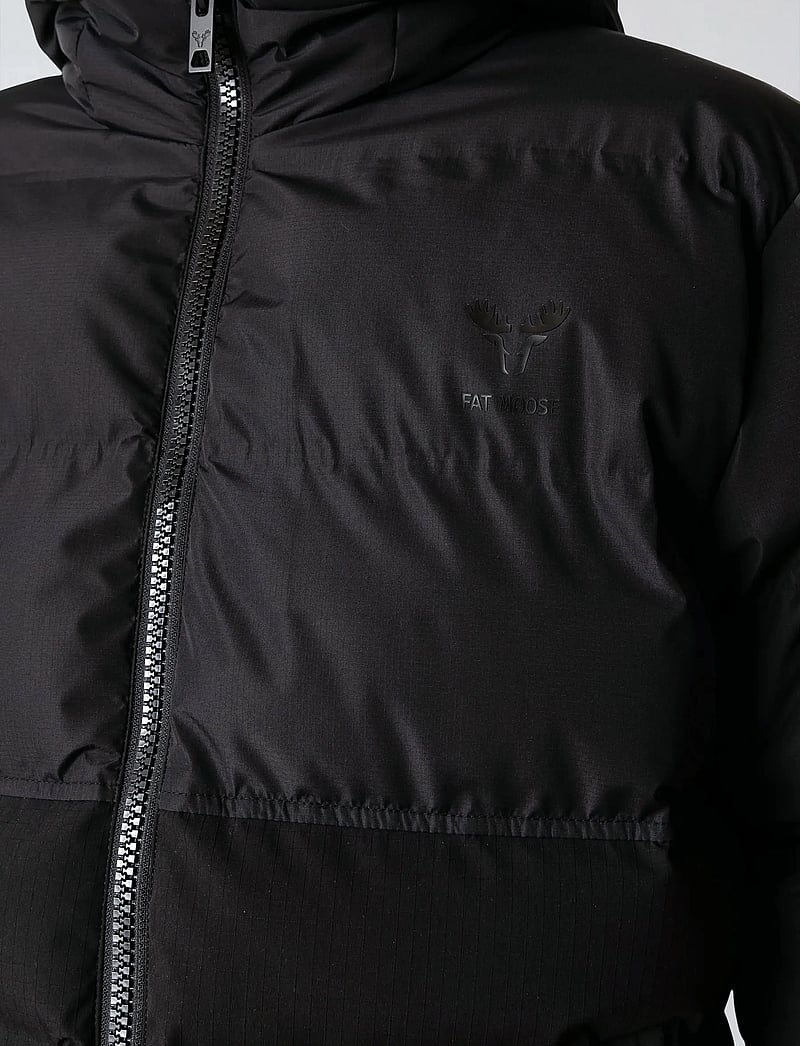 Fat Moose - Birk long jacket - dunjakker - black01 - 3