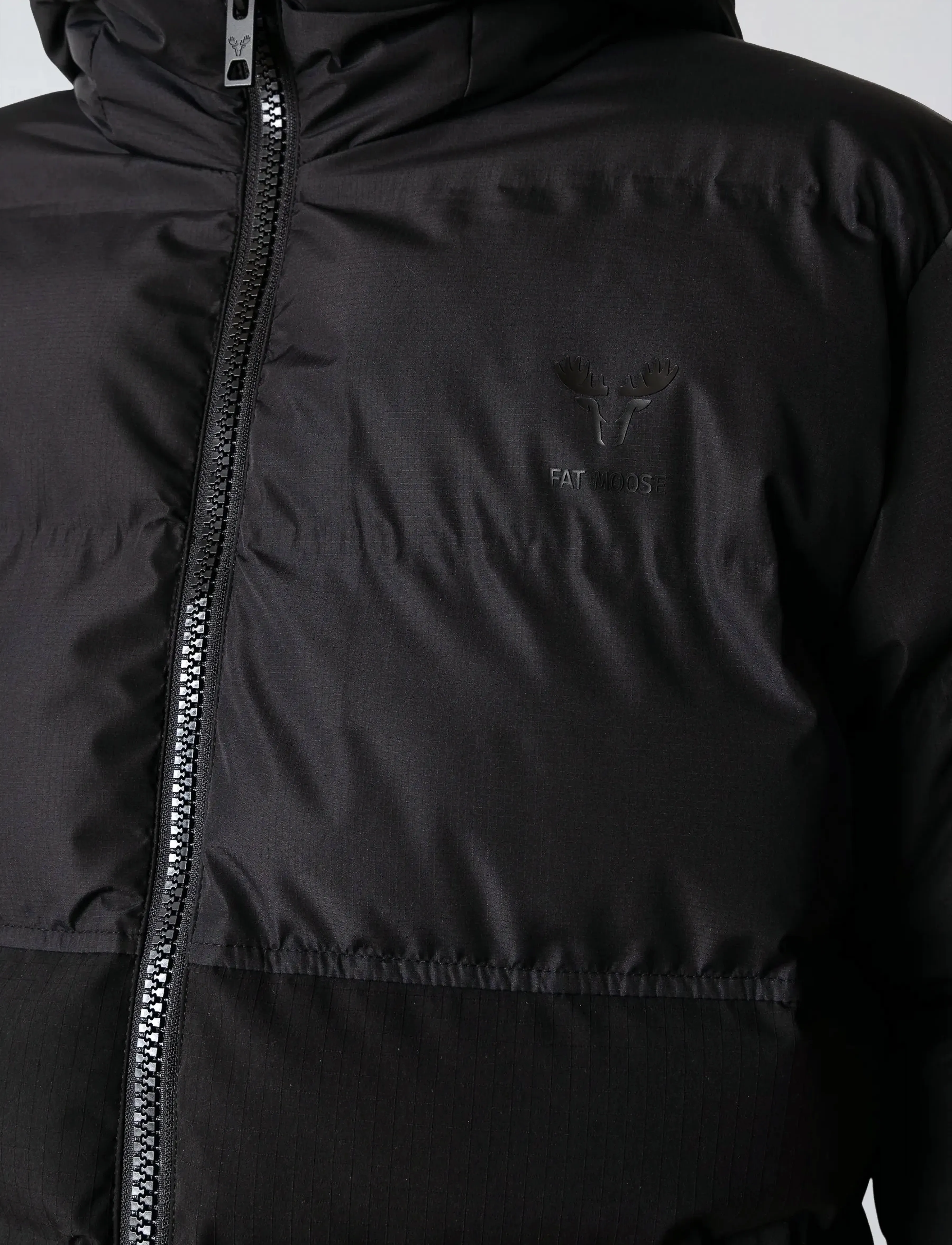 Fat Moose - Birk long jacket - vinterjackor - black01 - 3