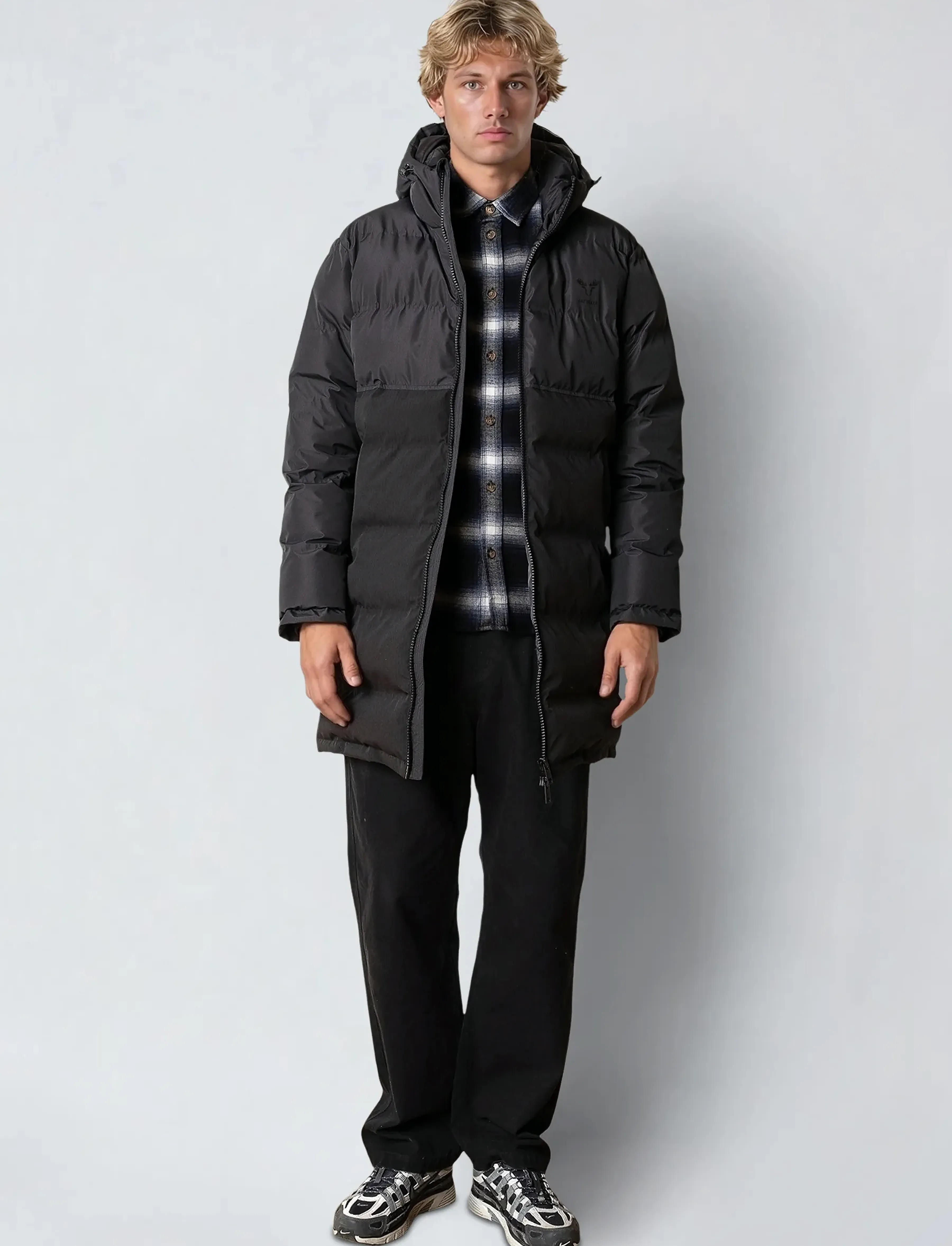 Fat Moose - Birk long jacket - daunenjacken - black01 - 5