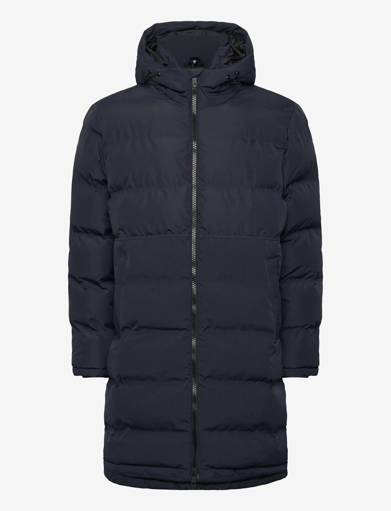 Fat Moose - Birk long jacket - efterårsjakker - dark navy - 0