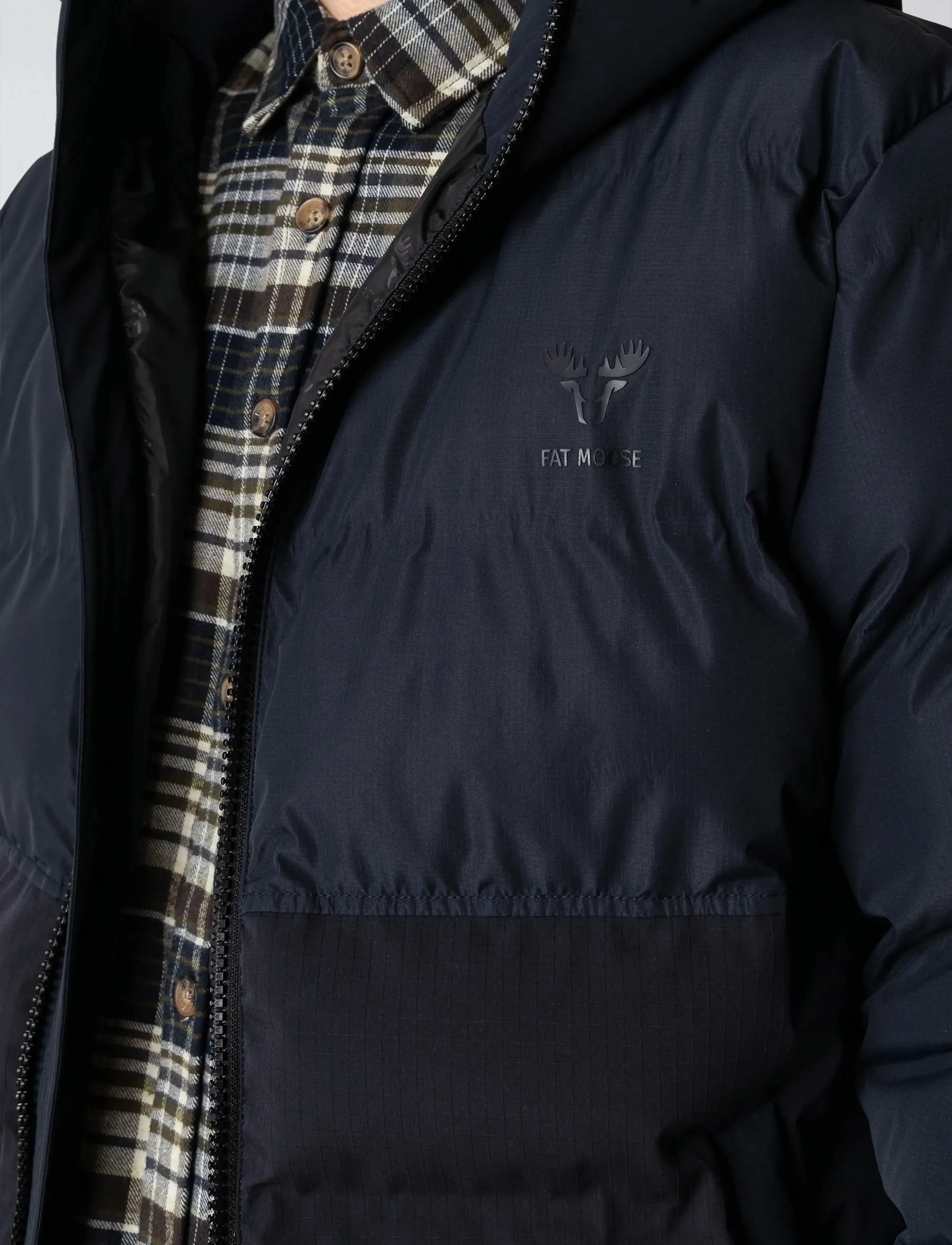 Fat Moose - Birk long jacket - jacken - dark navy - 3