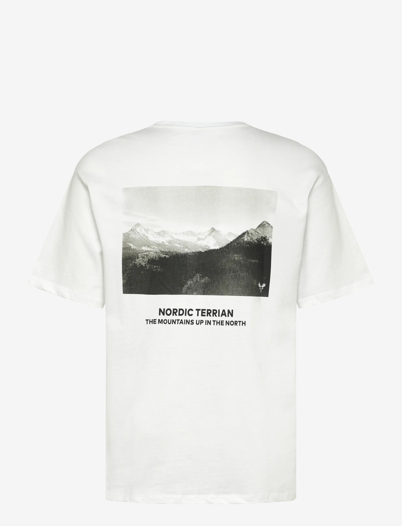 Fat Moose - Peak T-shirt - kortærmede t-shirts - white - 2