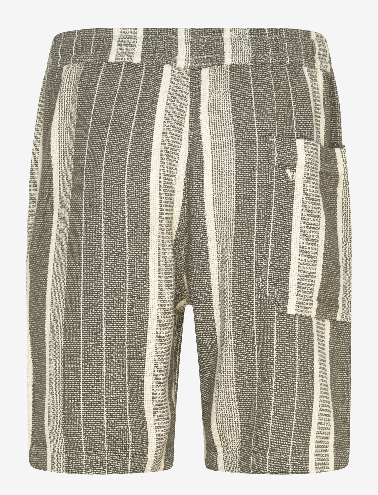 Fat Moose - Leo shorts - casual shorts - dusty green/off white striped - 2
