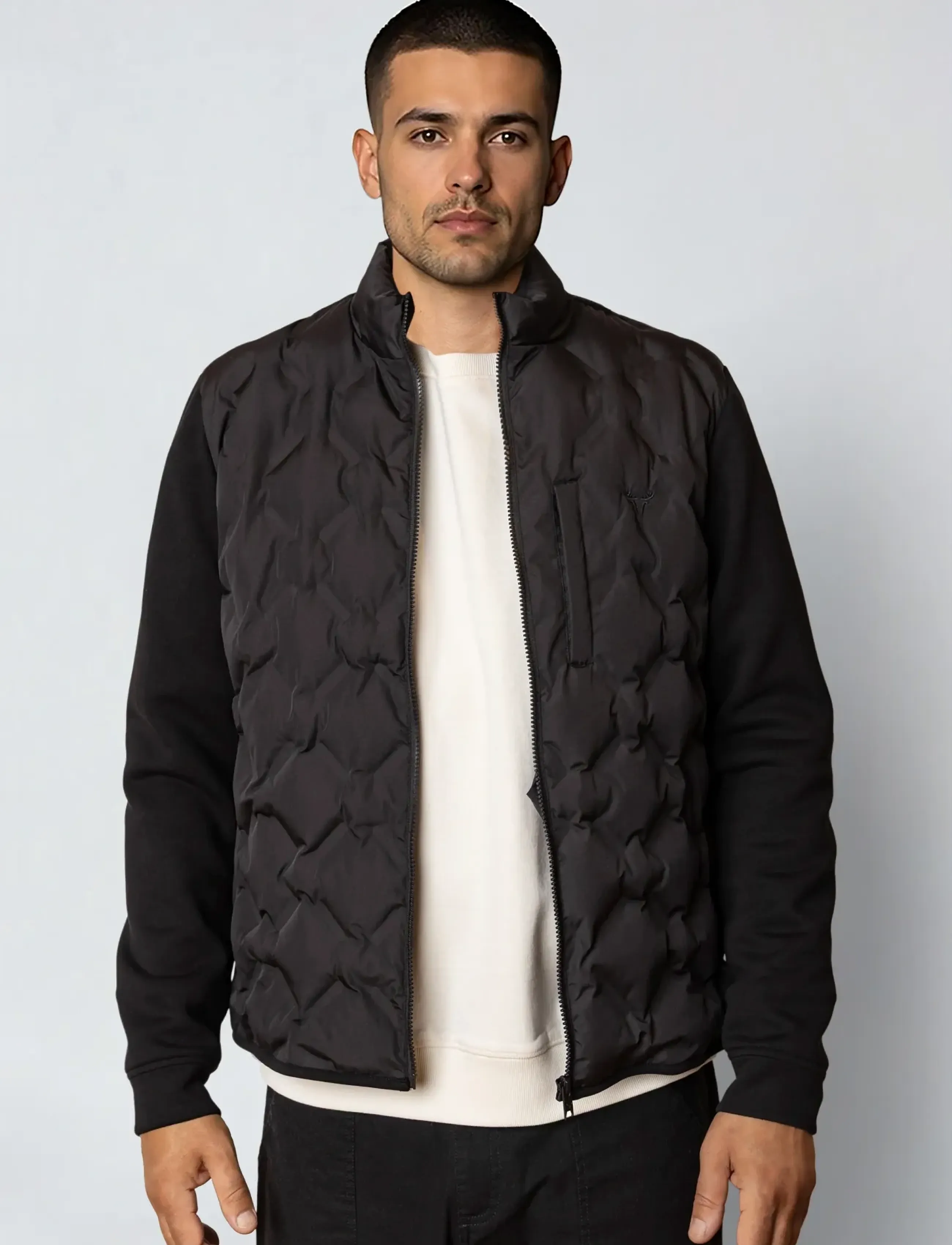 Fat Moose Wind jacket - Õueriided - BLACK / black