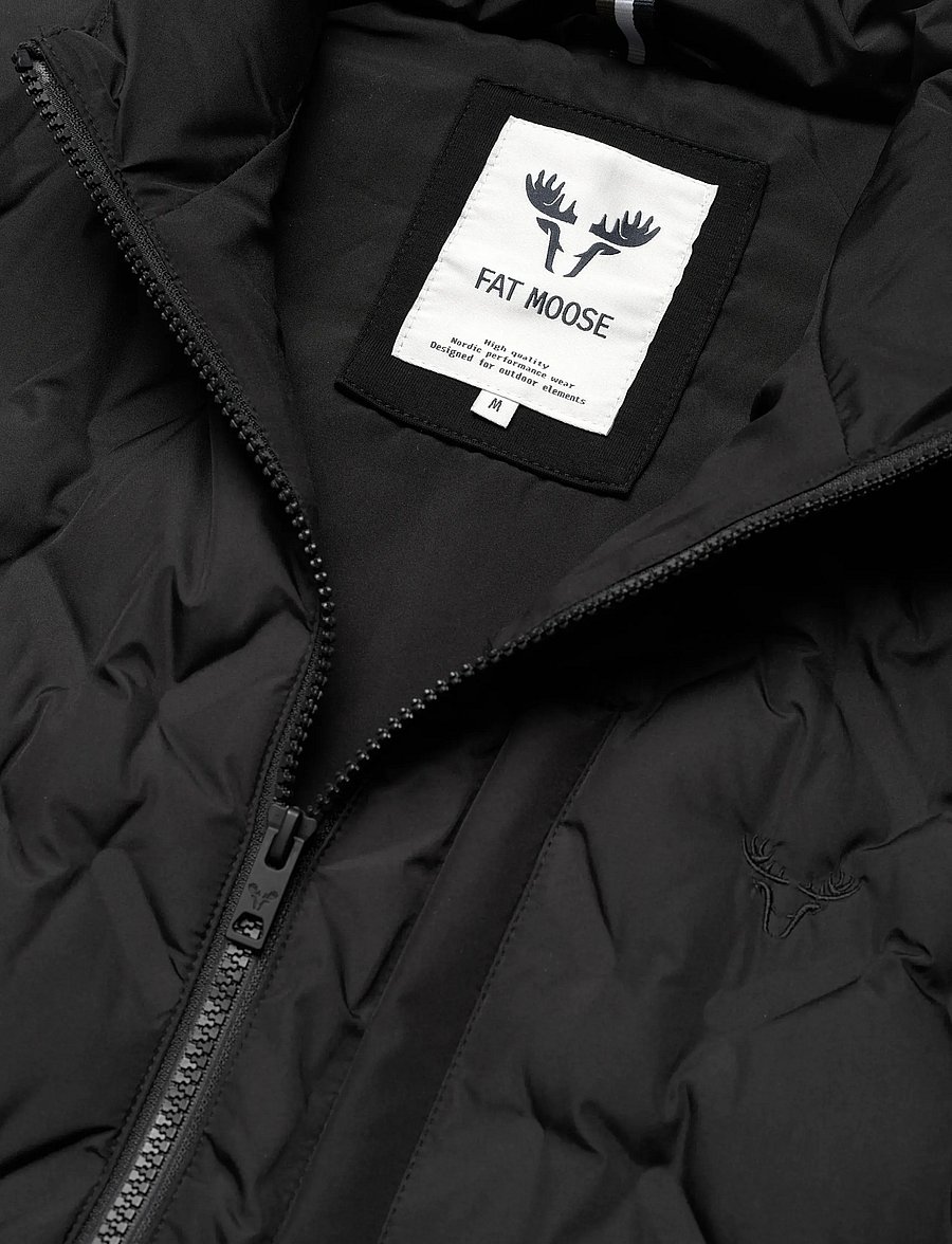 Fat Moose - Wind jacket - frühlingsjacken - black - 5