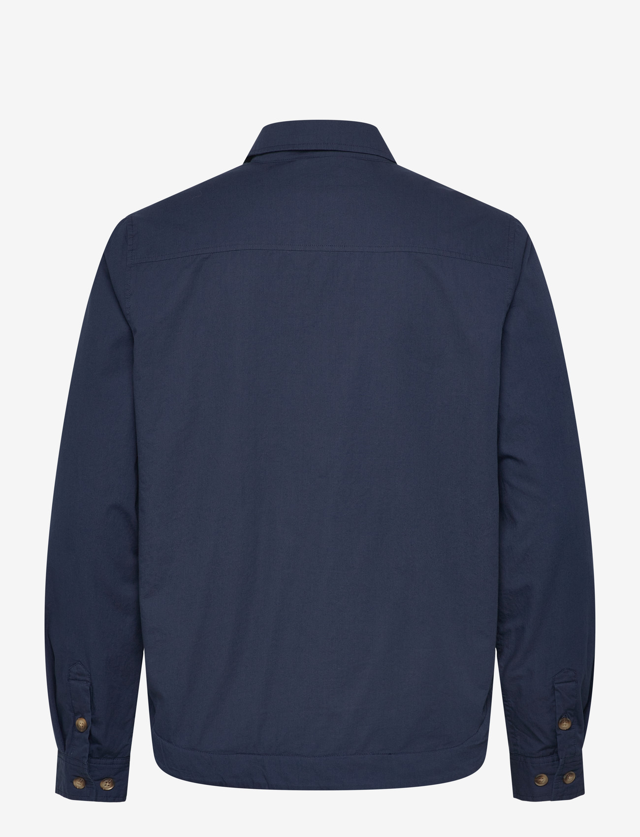 Fat Moose - Arvid cotton overshirt - kollektioner - navy - 2