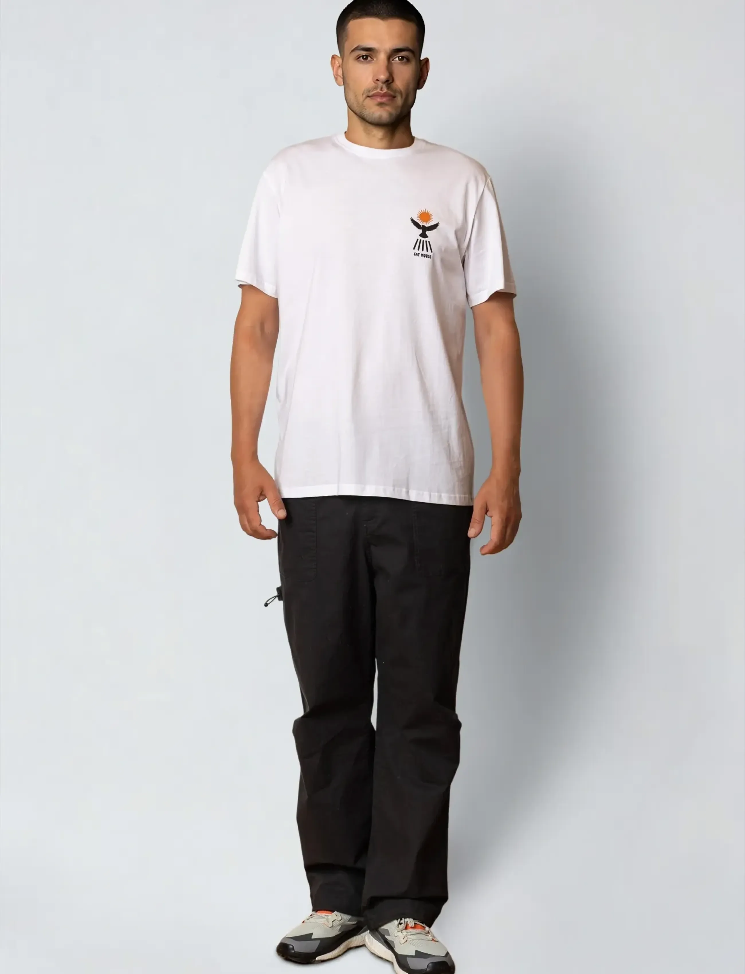 Fat Moose - Malone ripstop pants - casual bukser - black - 3