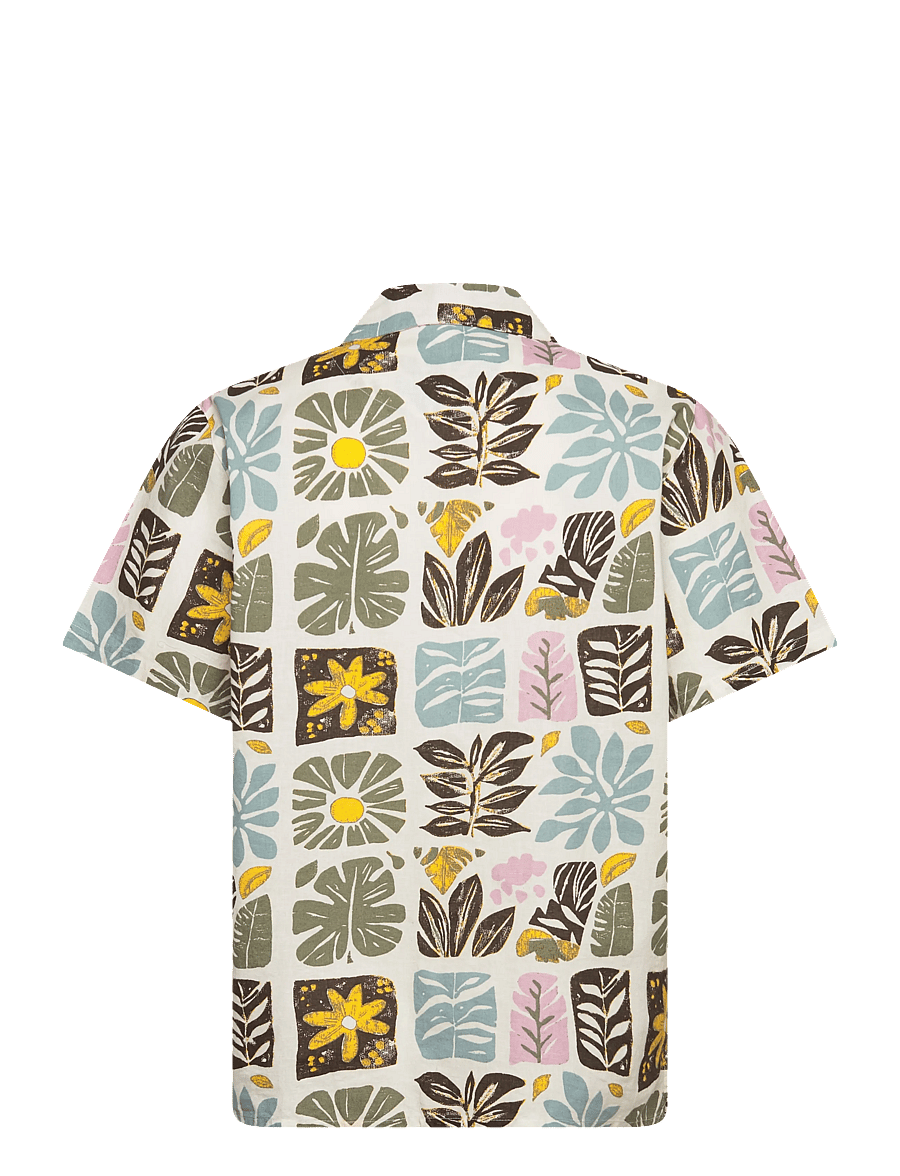 Fat Moose - Sea cotton/linen S/S shirt - chemises à manches courtes - ecru - 2