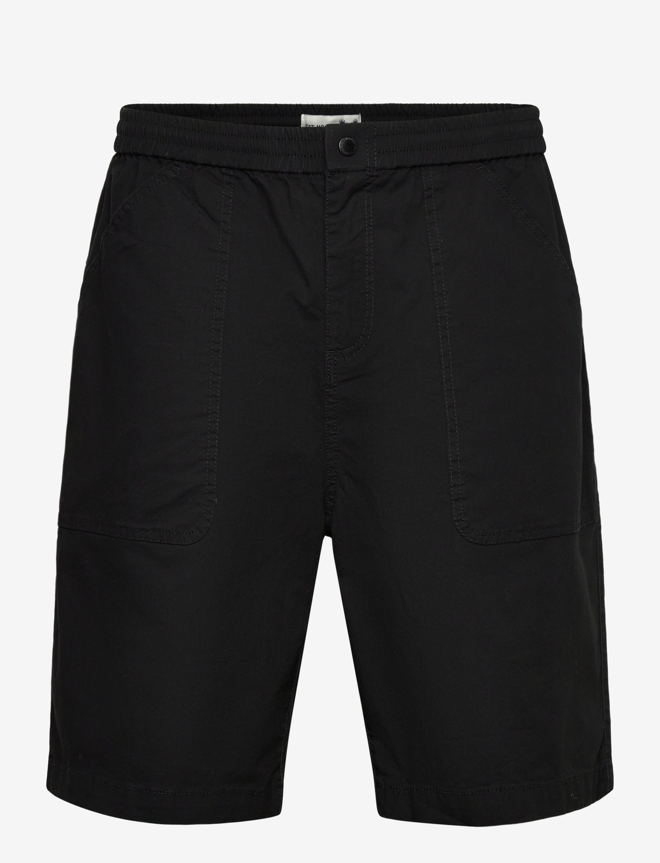 Fat Moose - Malone ribstop shorts - casual shorts - black - 1