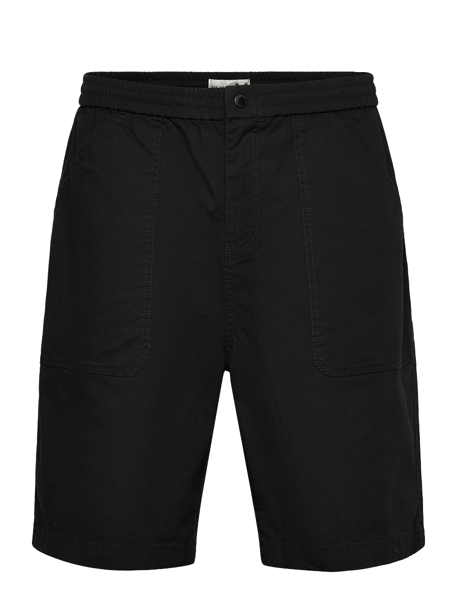 Fat Moose - Malone ribstop shorts - lühikesed vabaajapüksid - black - 1