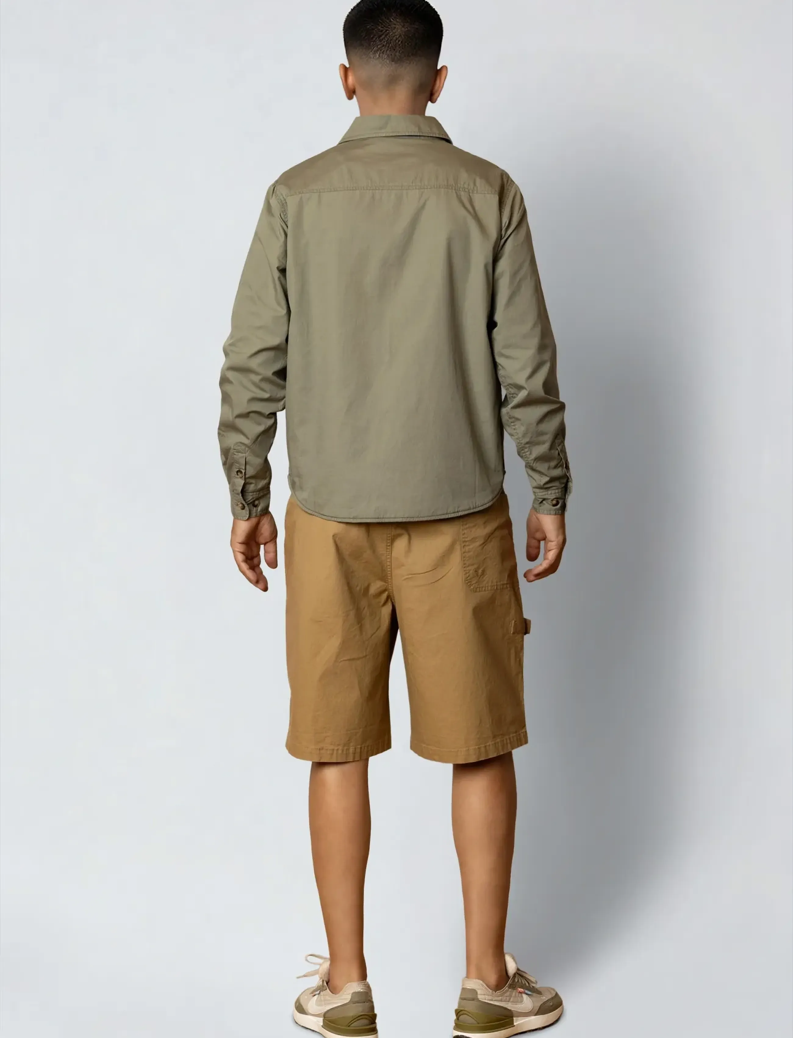 Fat Moose - Malone ribstop shorts - casual shorts - khaki - 4