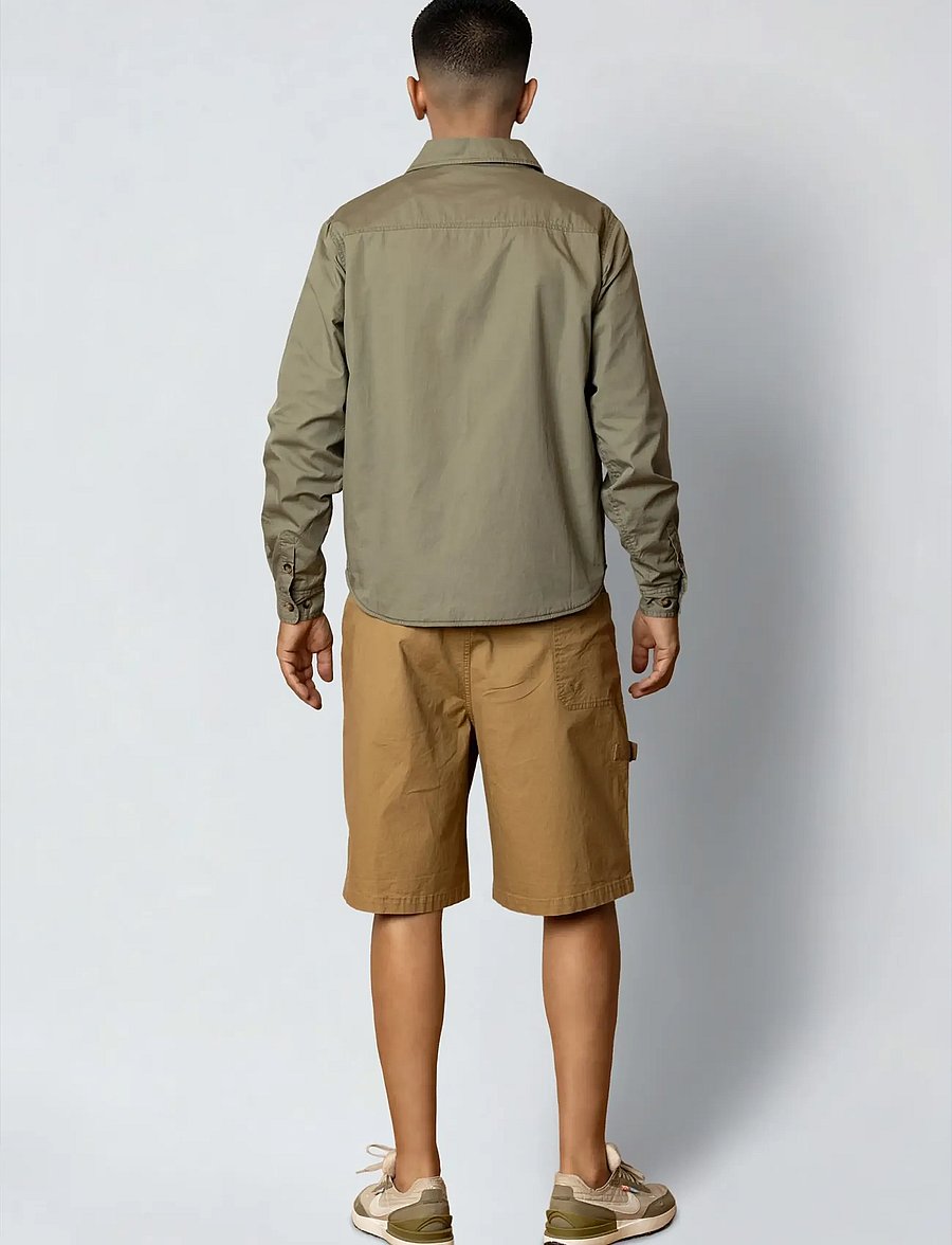 Fat Moose - Malone ribstop shorts - lühikesed vabaajapüksid - khaki - 4