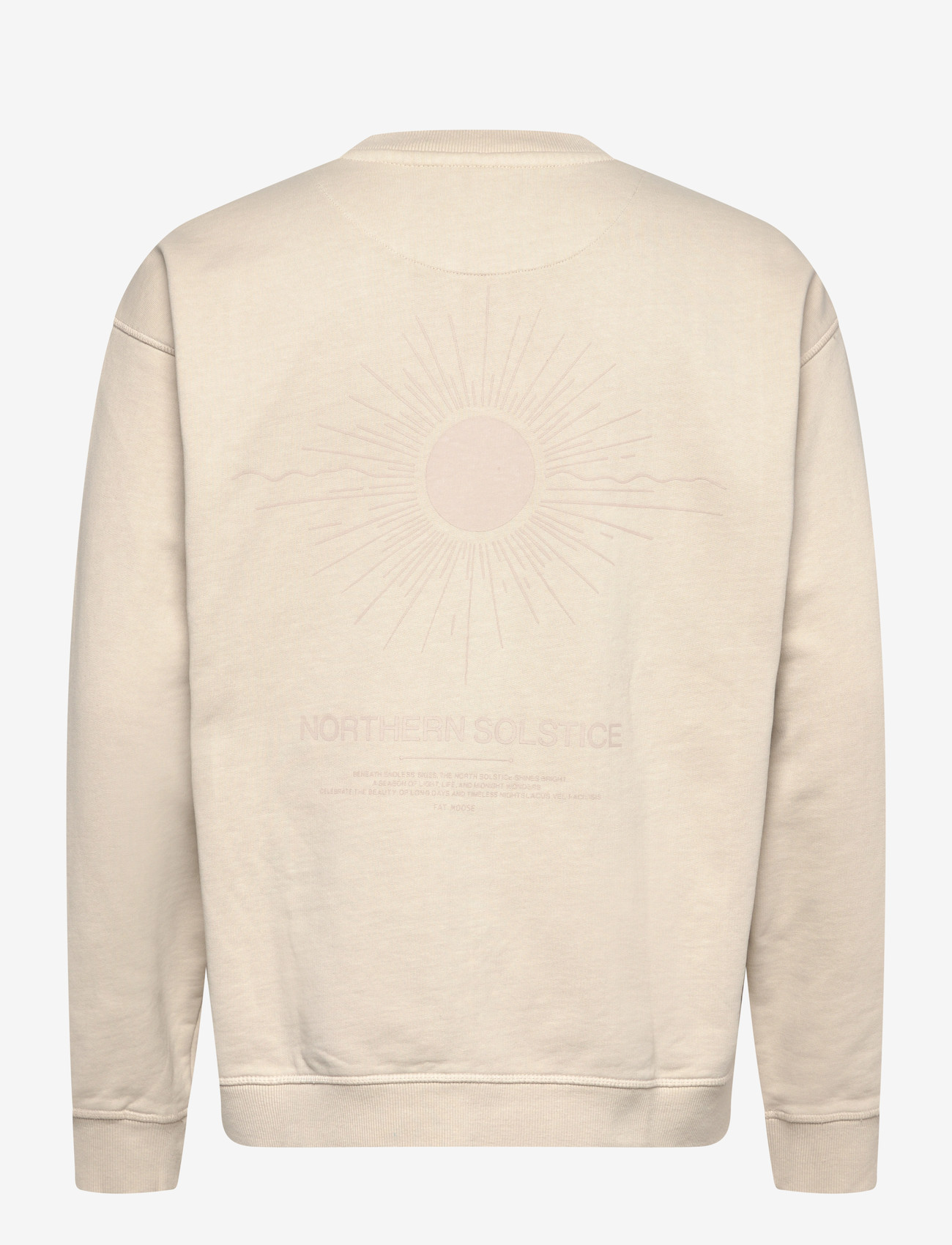 Fat Moose - Solstice sweatshirt - sweatshirts - soft sand - 2