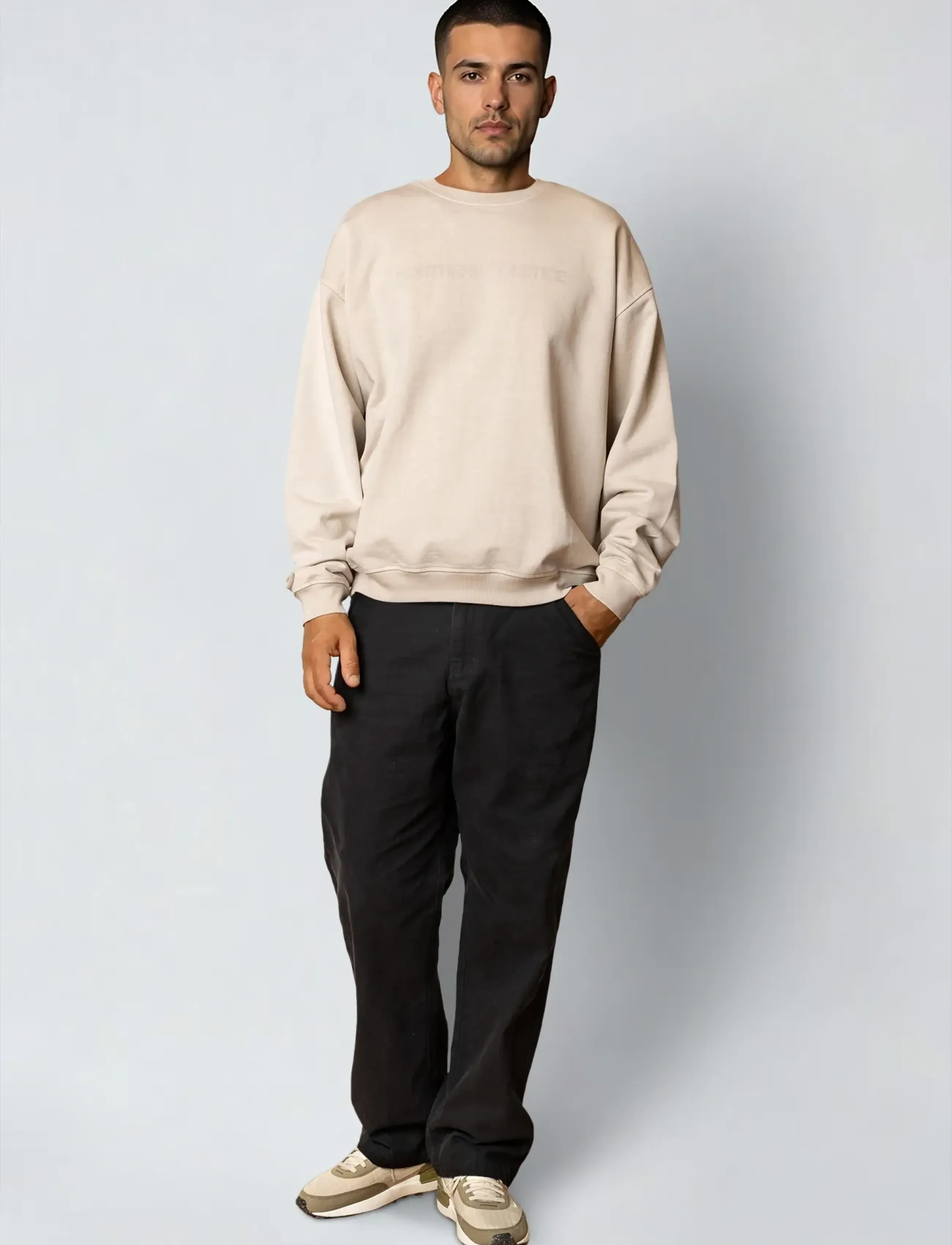Fat Moose - Solstice sweatshirt - dressipluusid - soft sand - 3
