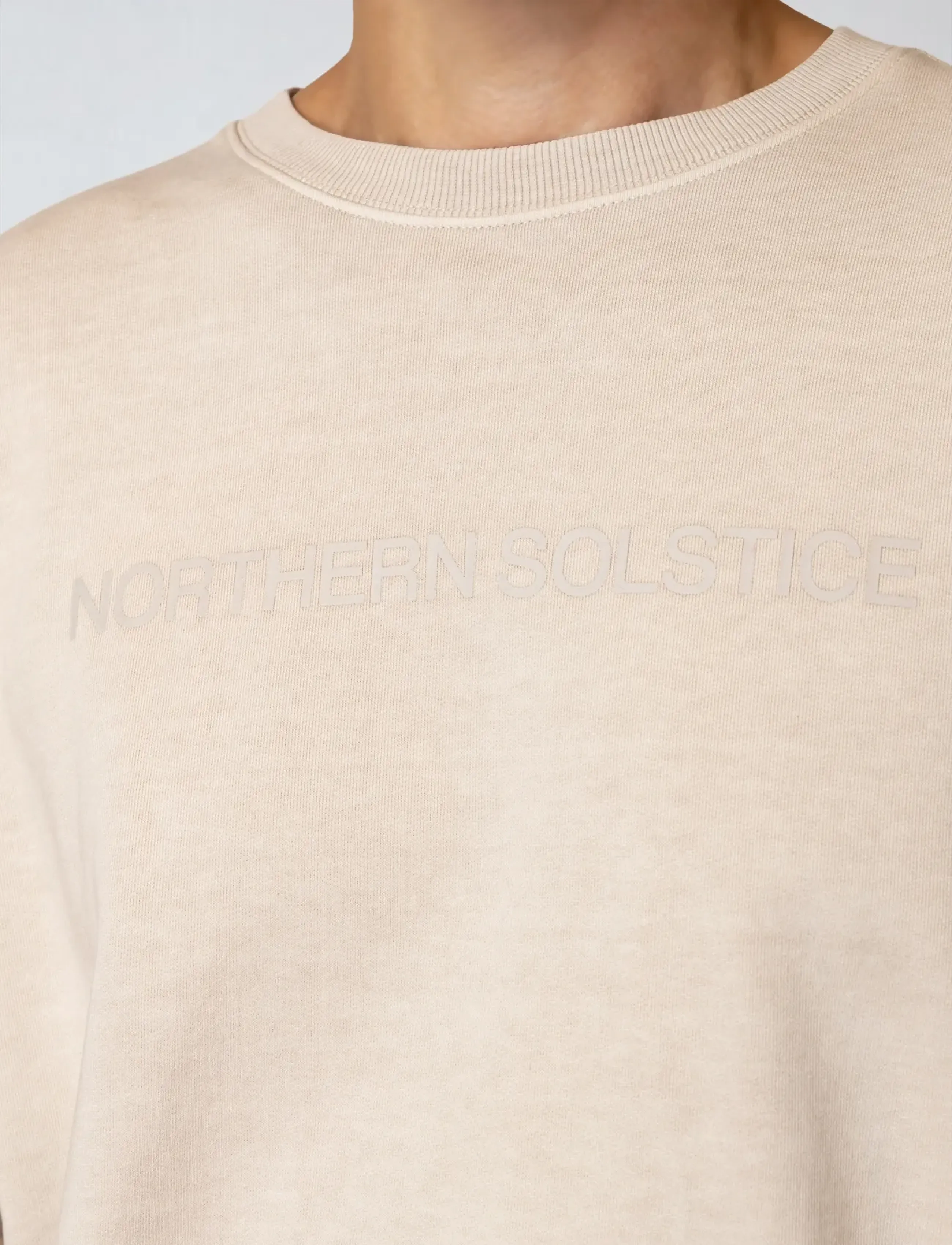 Fat Moose - Solstice sweatshirt - dressipluusid - soft sand - 5