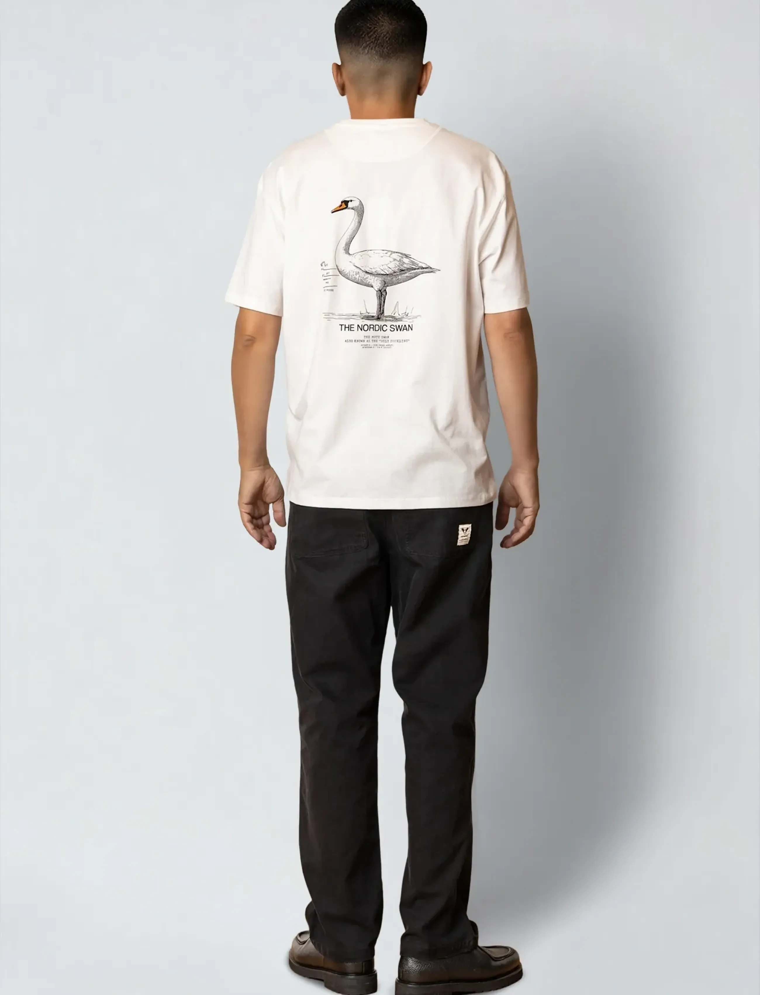 Fat Moose - Swan t-shirt - krótki rękaw - white - 4