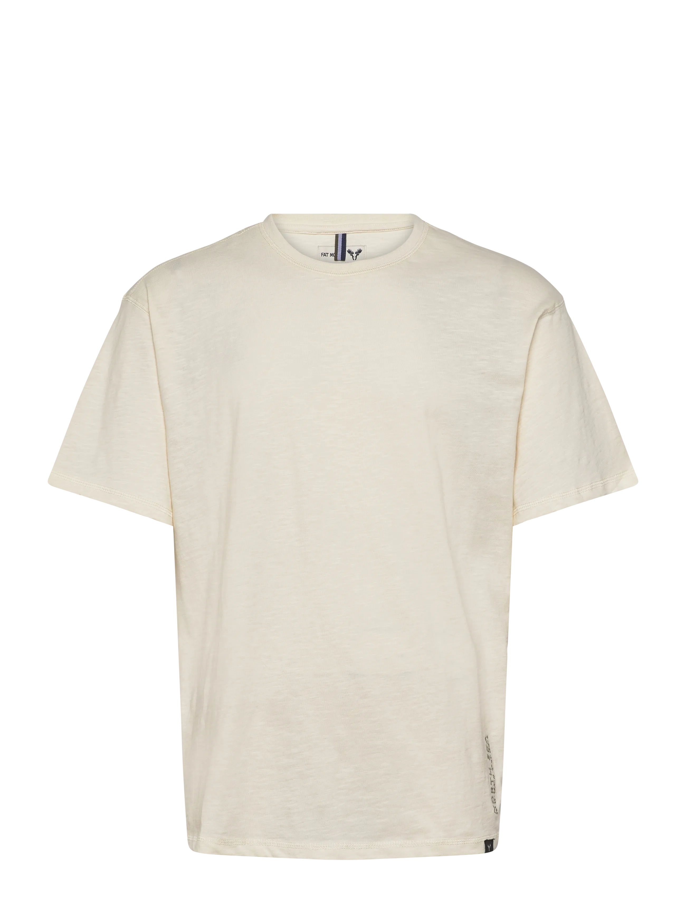 FAT MOOSE Vacation T-Shirt Cream - M - Herren