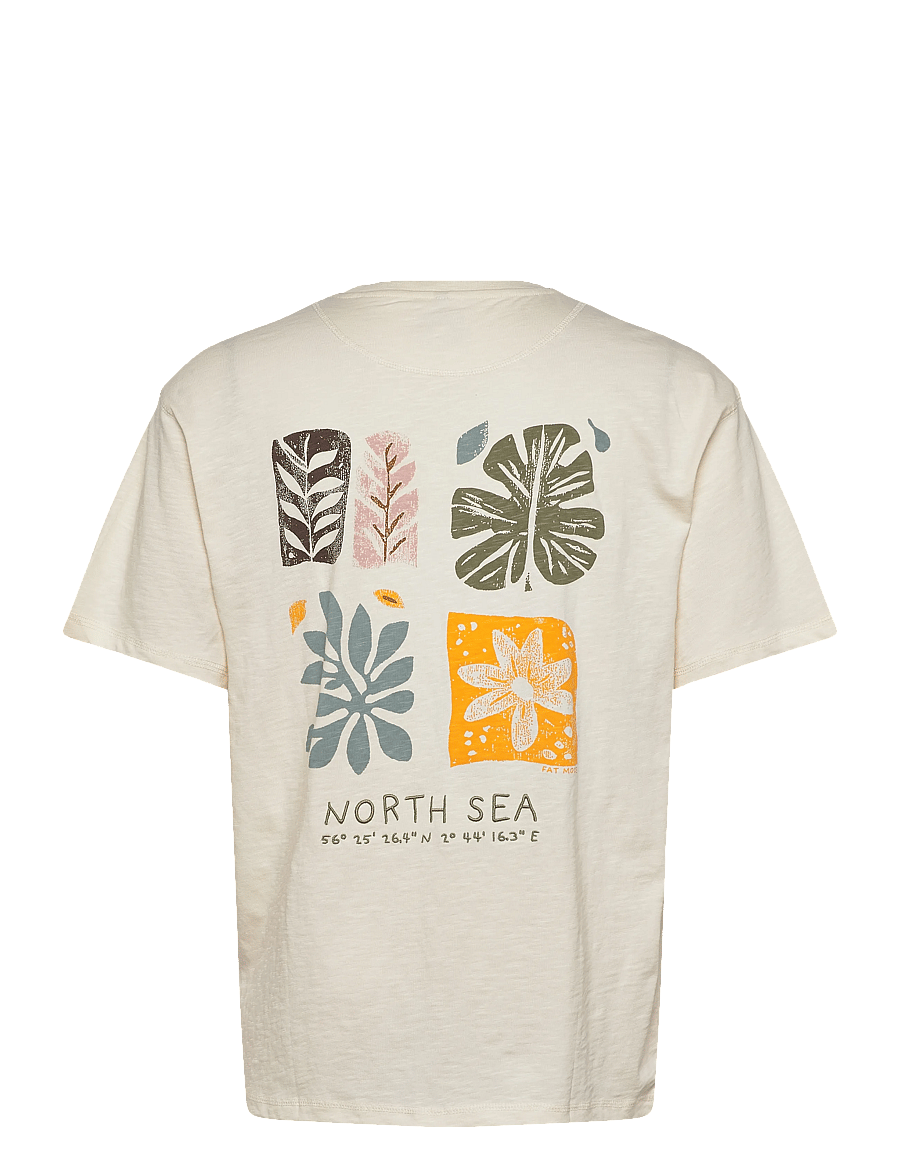 Fat Moose - Vacation t-shirt - lühikeste varrukatega t-särgid - ecru - 2