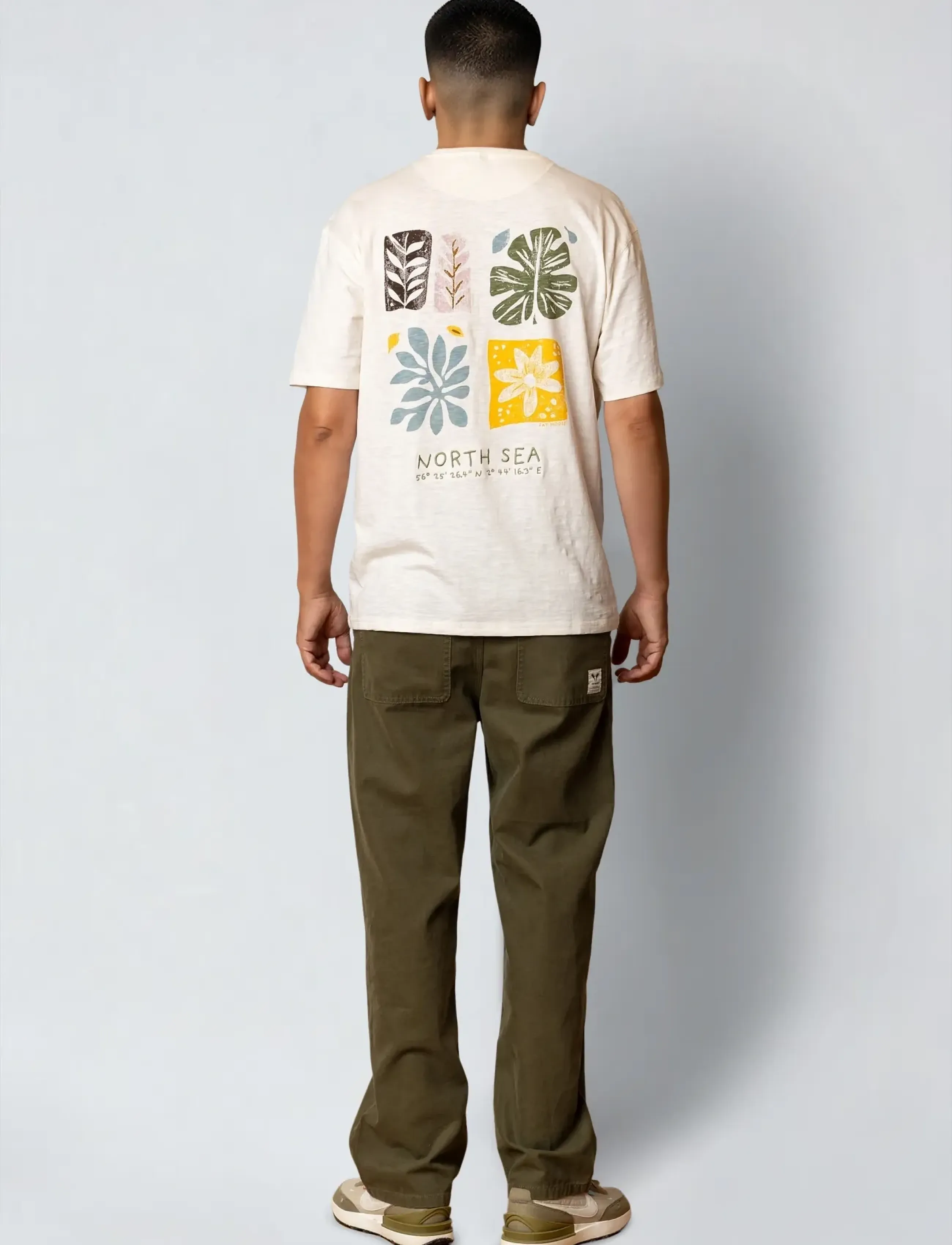 Fat Moose - Vacation t-shirt - kurzärmelig - ecru - 3