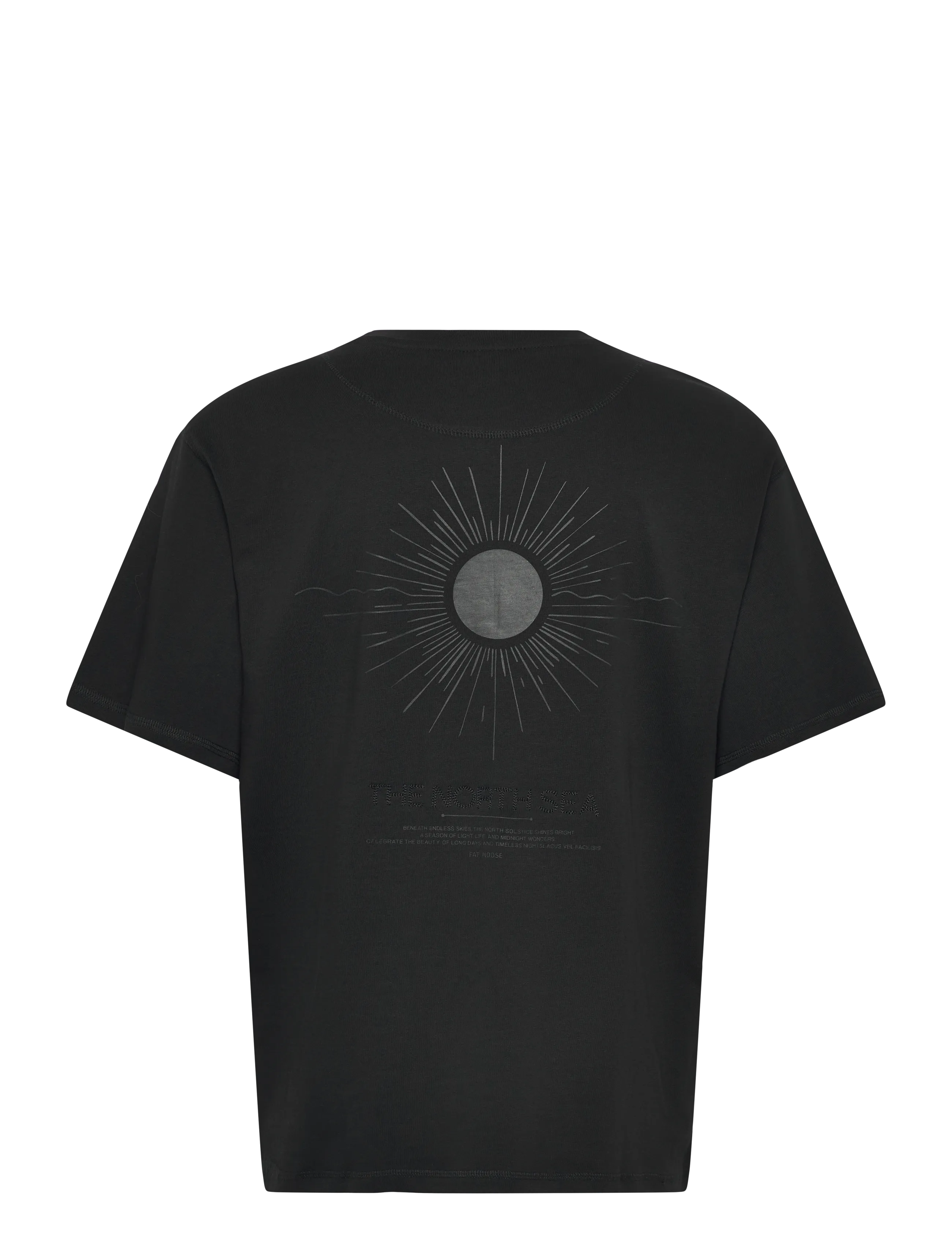 Fat Moose - Solstice t-shirt - lühikeste varrukatega t-särgid - black - 2