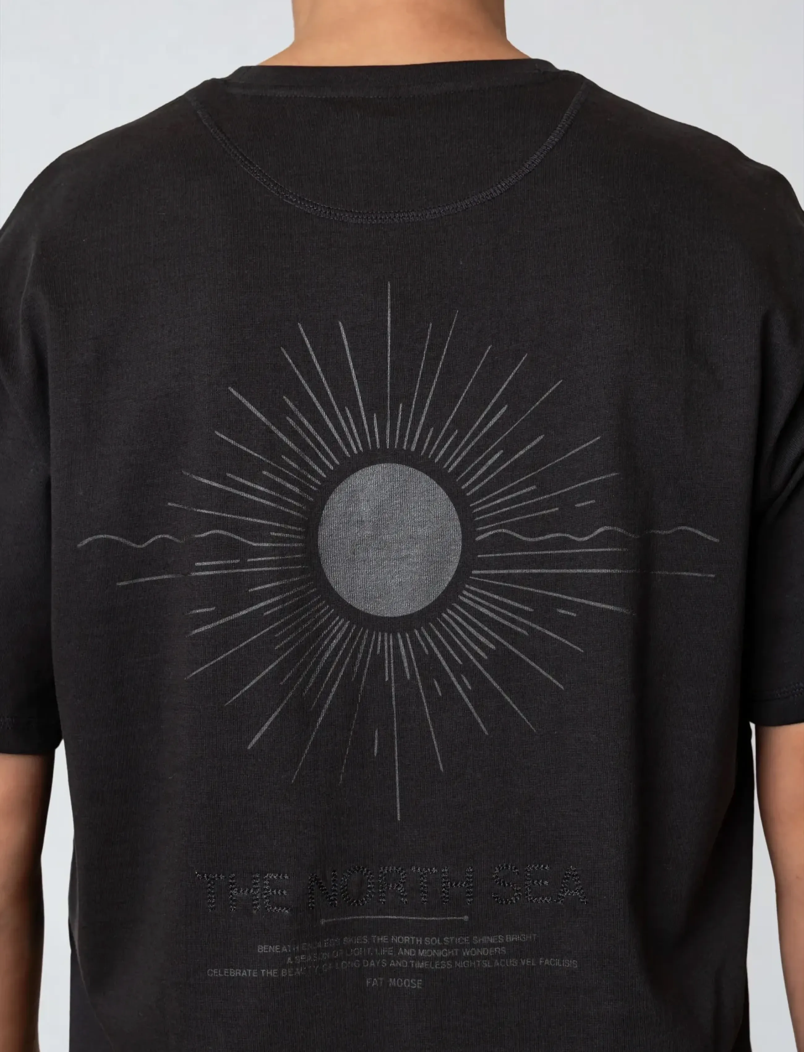 Fat Moose - Solstice t-shirt - lühikeste varrukatega t-särgid - black - 4