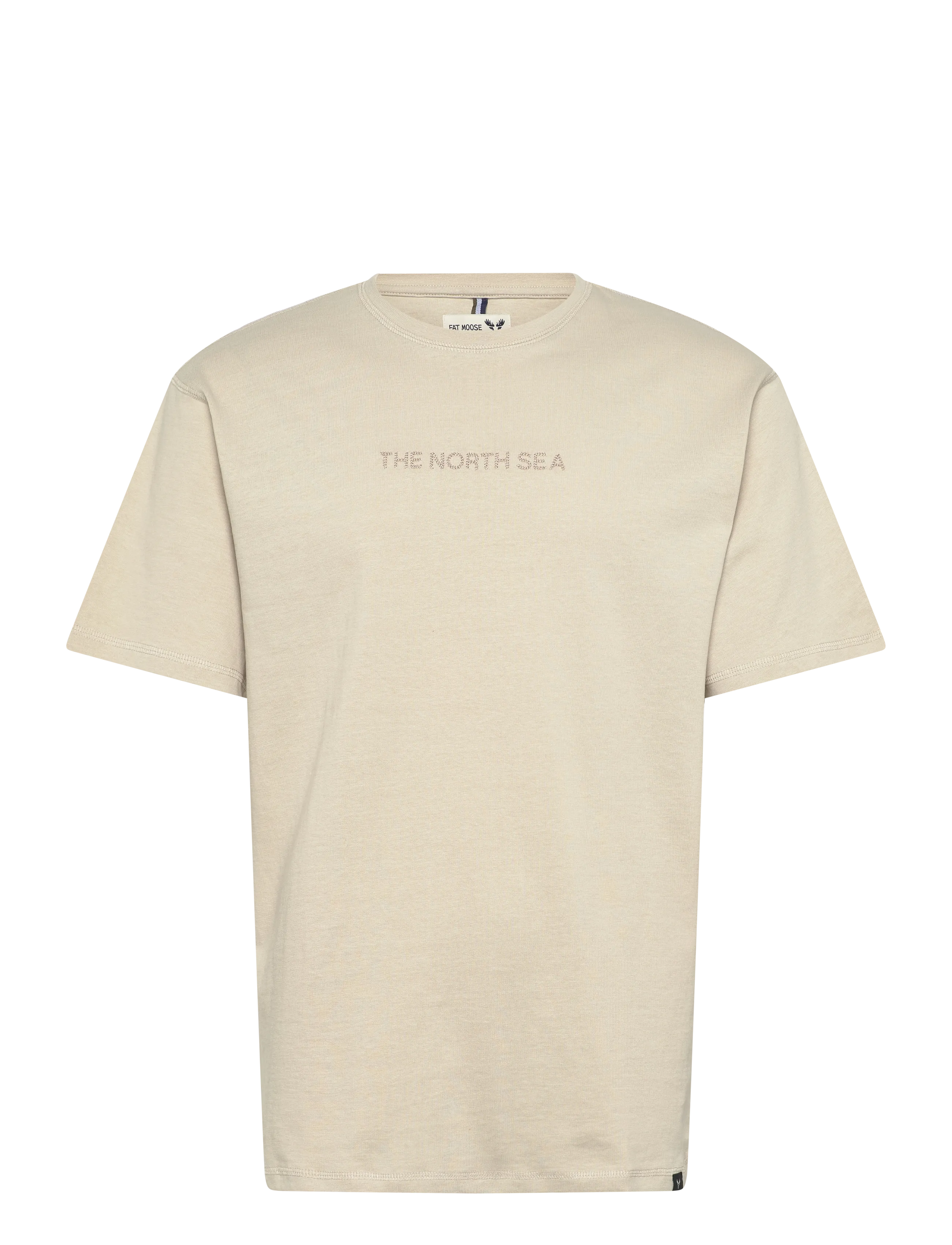 FAT MOOSE Solstice T-Shirt Beige - M - Herren