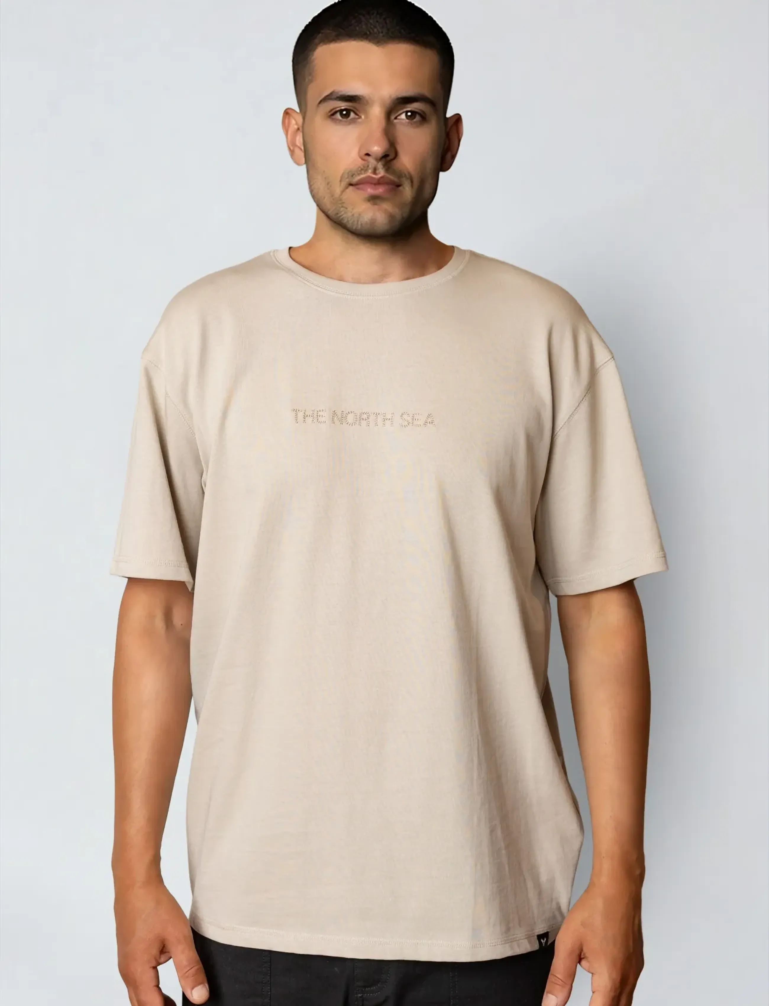 Fat Moose Solstice T-Shirt, XXL, Beige, T-Shirts > Kortærmede, Herre