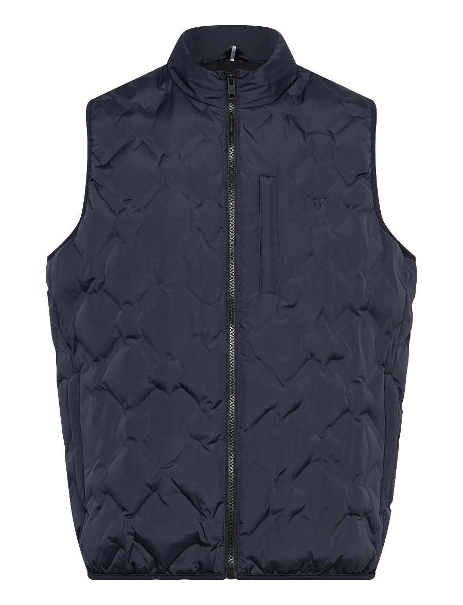 Fat Moose - Wind vest - västar - navy - 1