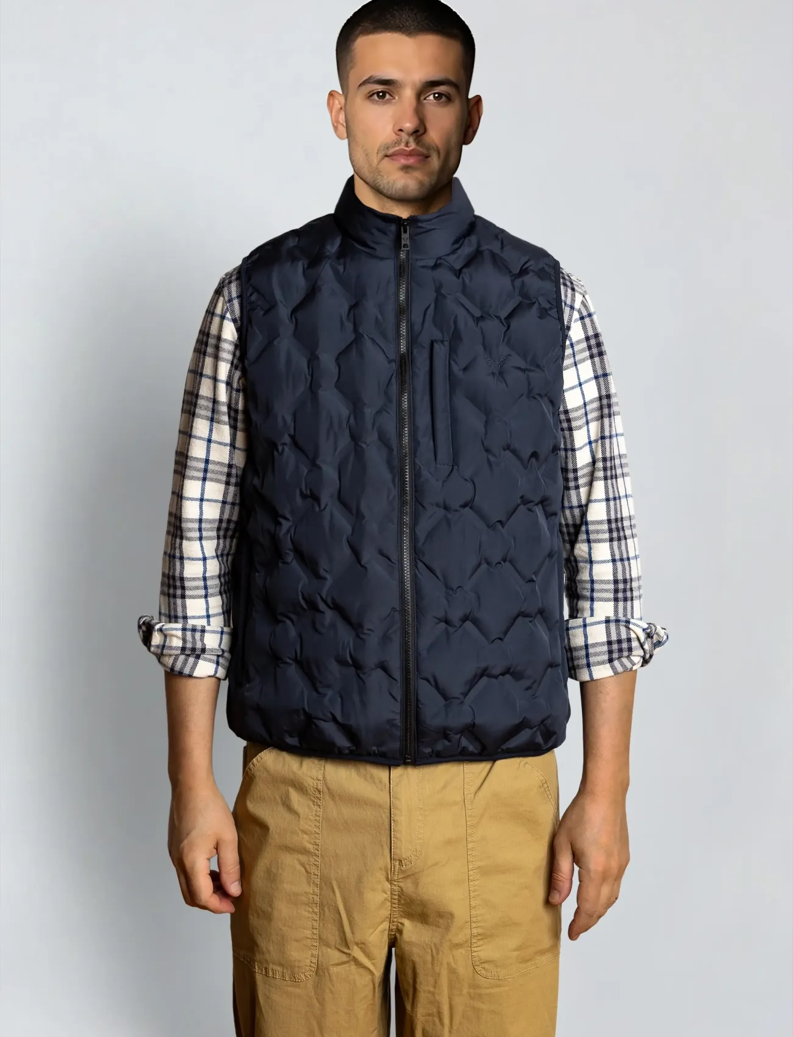 Fat Moose Wind Vest, XL, Navy, Overtøj > Veste, Herre