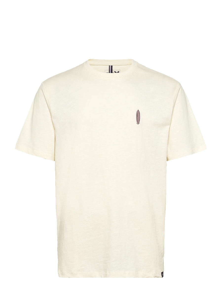 Fat Moose - Fjords t-shirt - lühikeste varrukatega t-särgid - ecru - 1