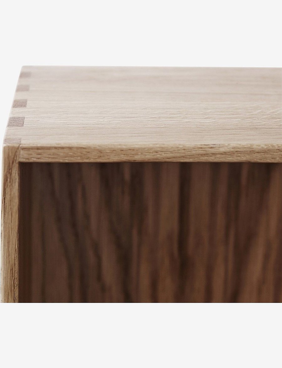 FDB Møbler - B98 - Bookcase - trends - nature, 3% white pigment - 2