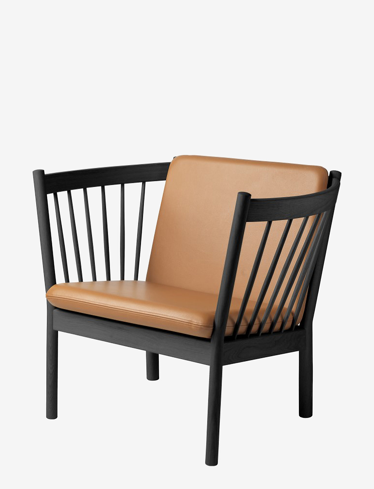 FDB Møbler - J146 - black, cognac - 1