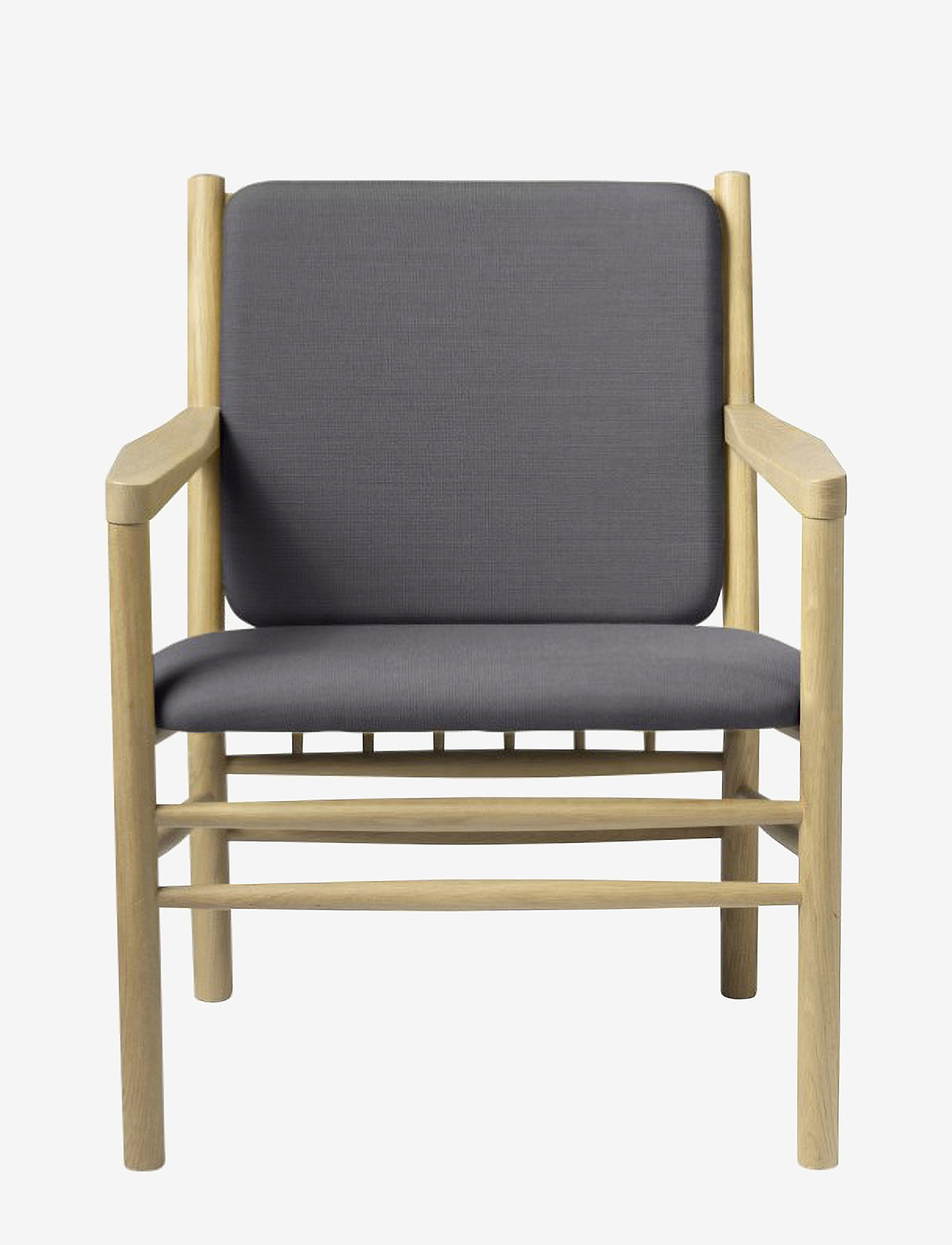 FDB Møbler - J147 - Armchair - nature, gray - 0