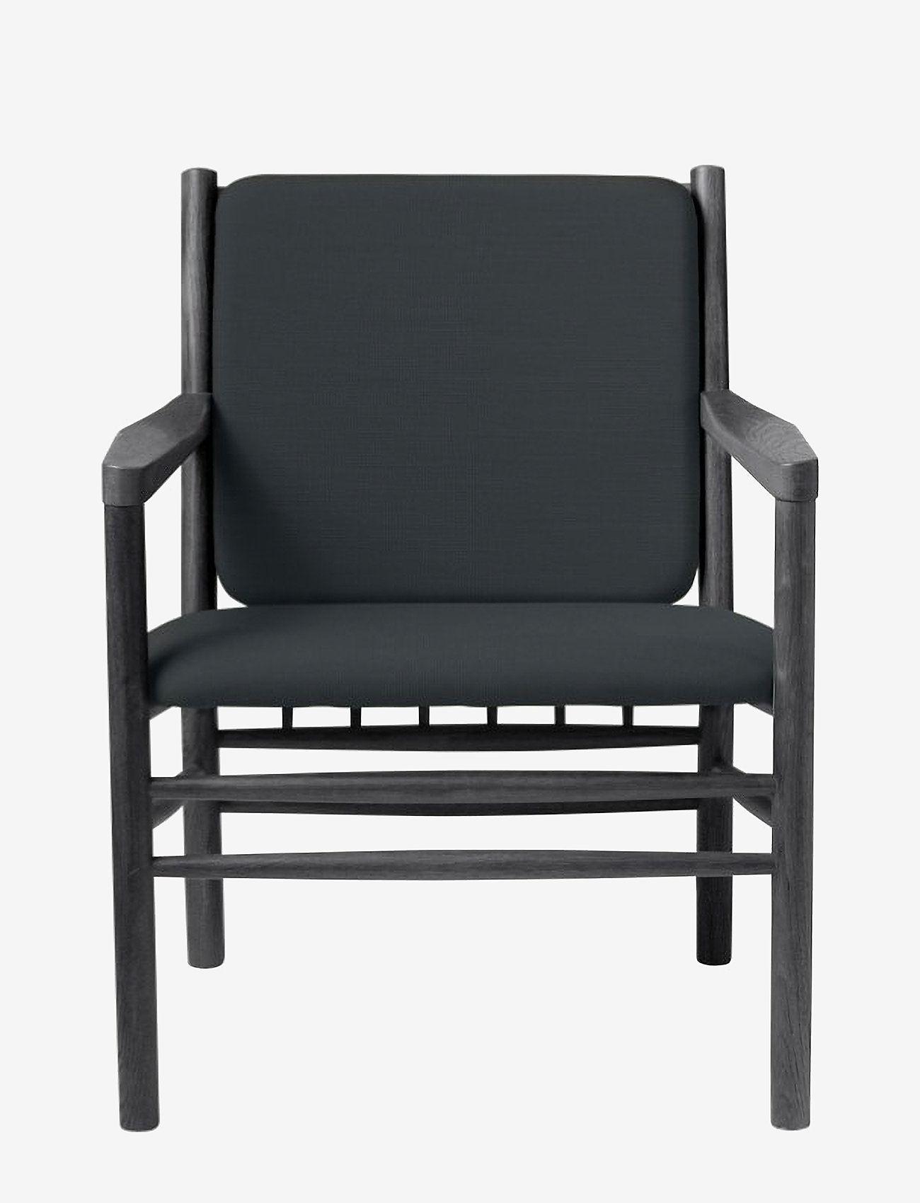 FDB Møbler - J147 - Armchair - black, dark green - 0