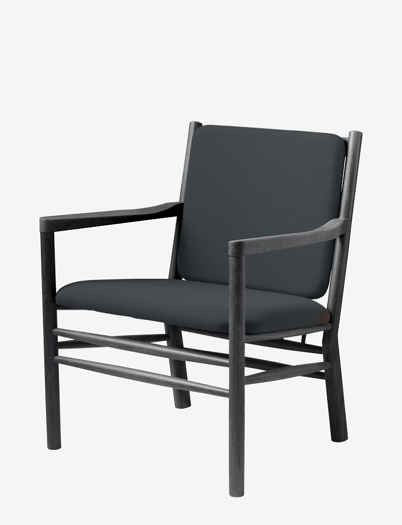 FDB Møbler - J147 - Armchair - black, dark green - 1