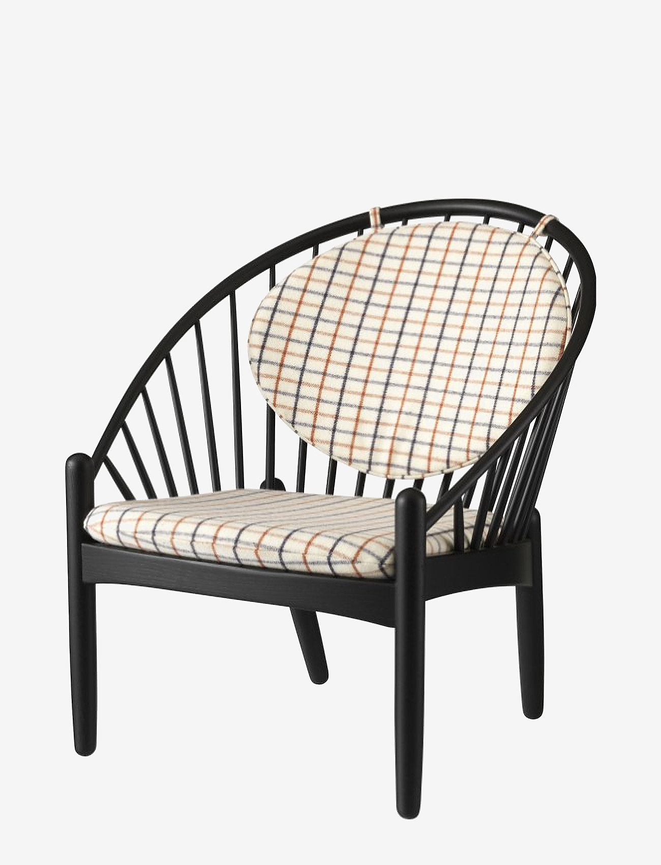 FDB Møbler - J166 - Jørna - nature, chequered red - 1