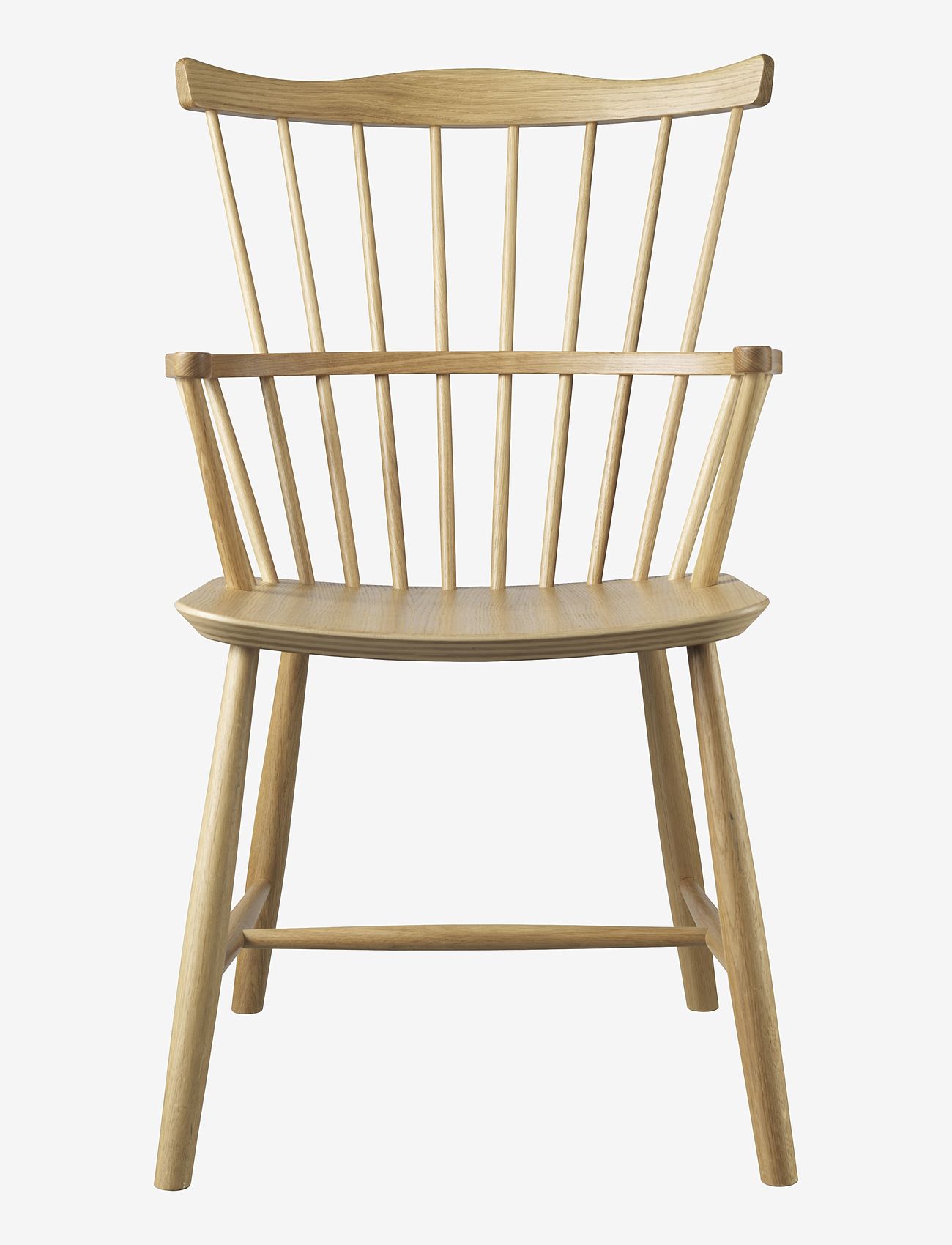 FDB Møbler - J52B - Chair - oak lacuer,nature - 0