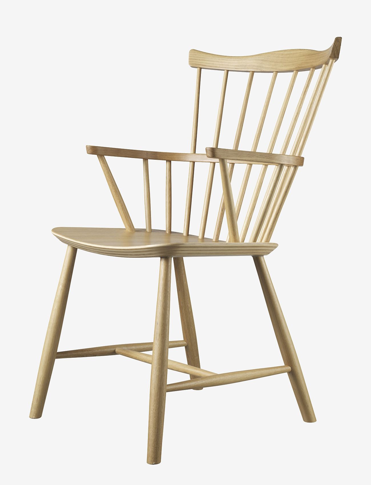 FDB Møbler - J52B - Chair - oak lacuer,nature - 1