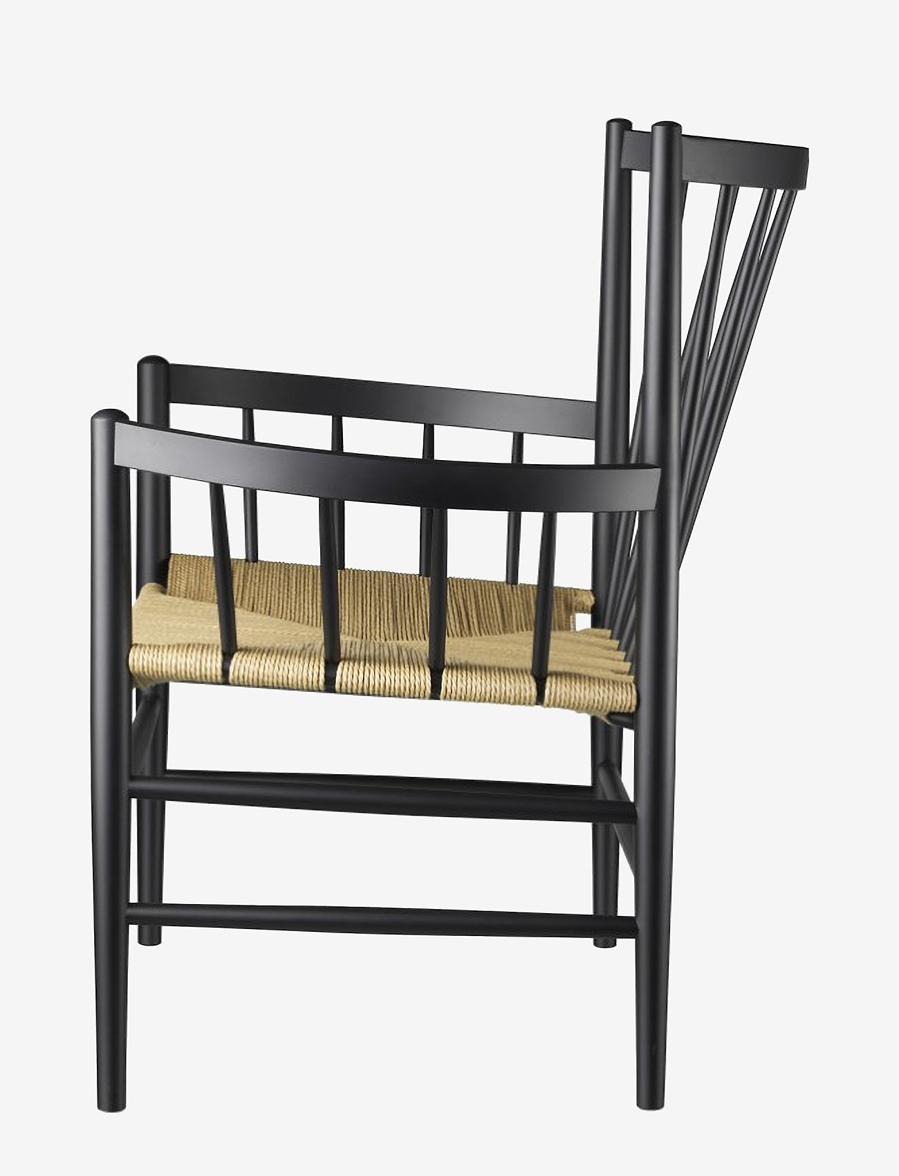 FDB Møbler - J82 - hægindastólar - black, nature - 1