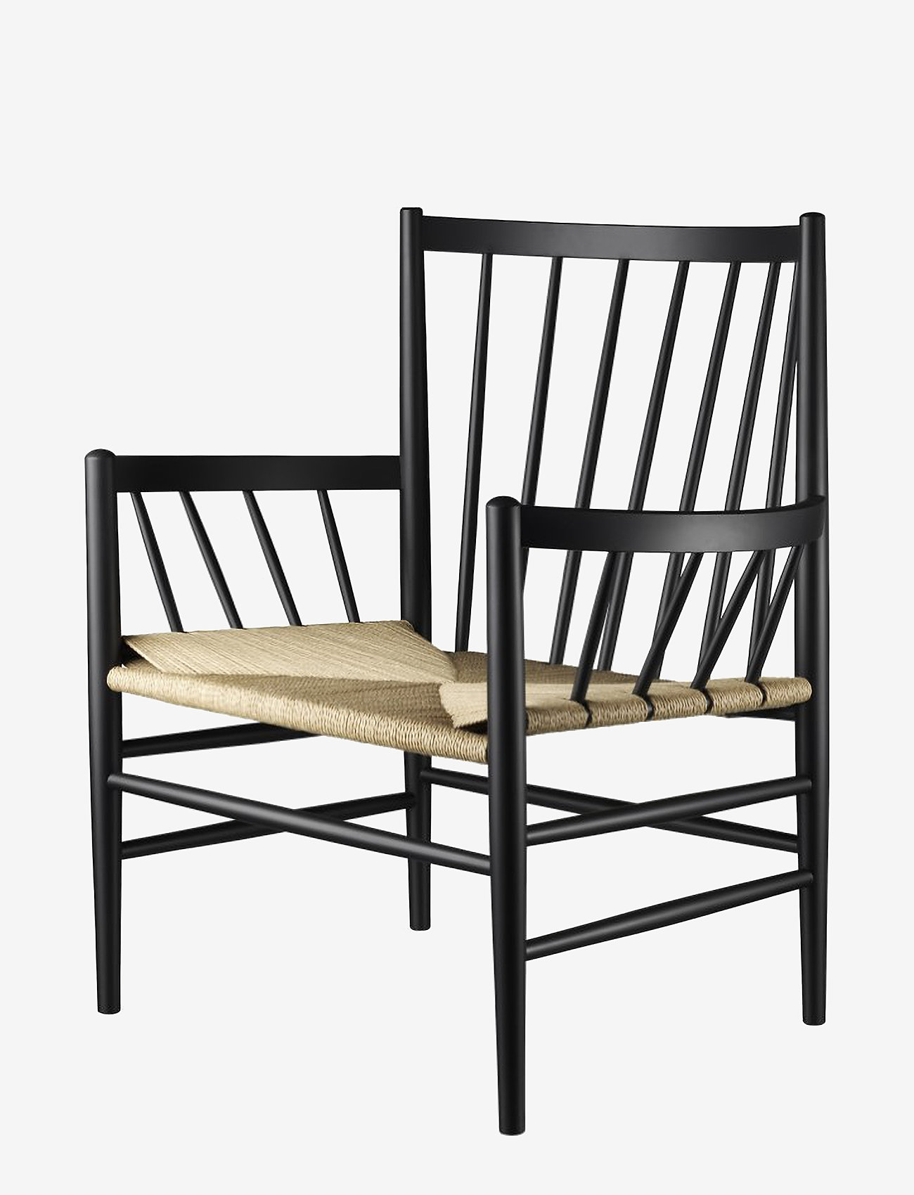 FDB Møbler - J82 - hægindastólar - black, nature - 2