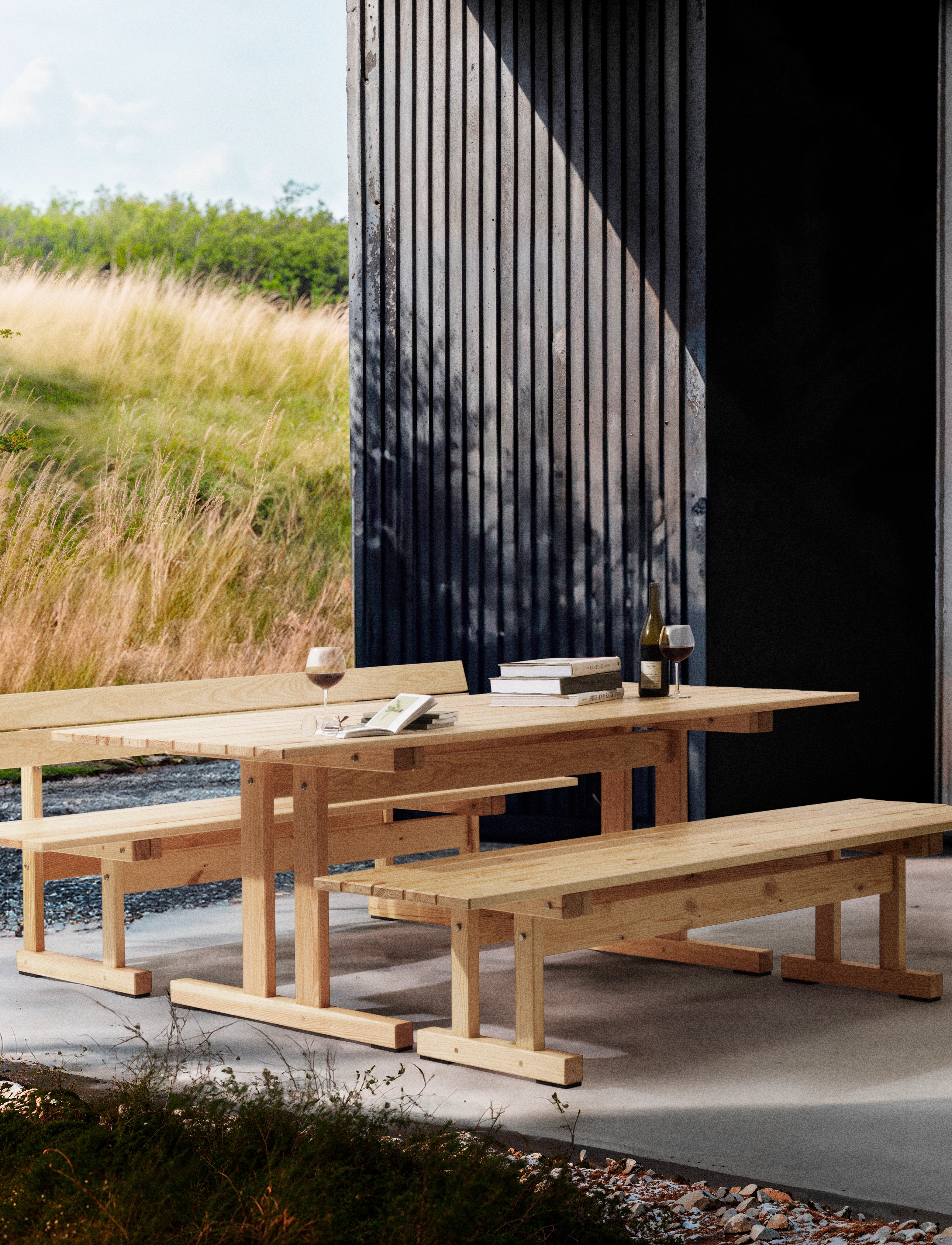 FDB Møbler - M15 - Ermelunden - Bench w/o backrest - húsgögn - nature - 5