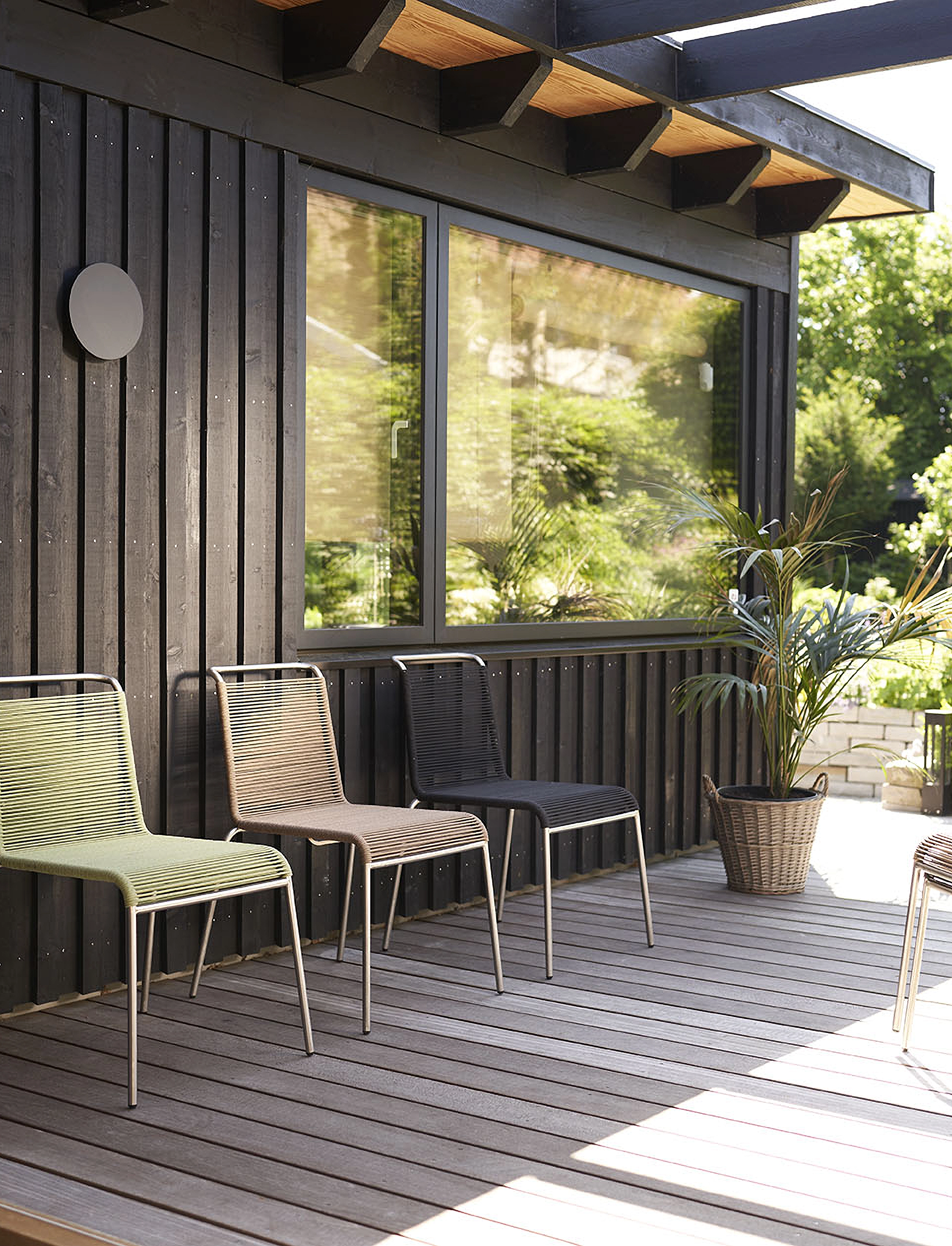 FDB Møbler - M20 - Teglgard - Cord chair - metal, light grey - 2