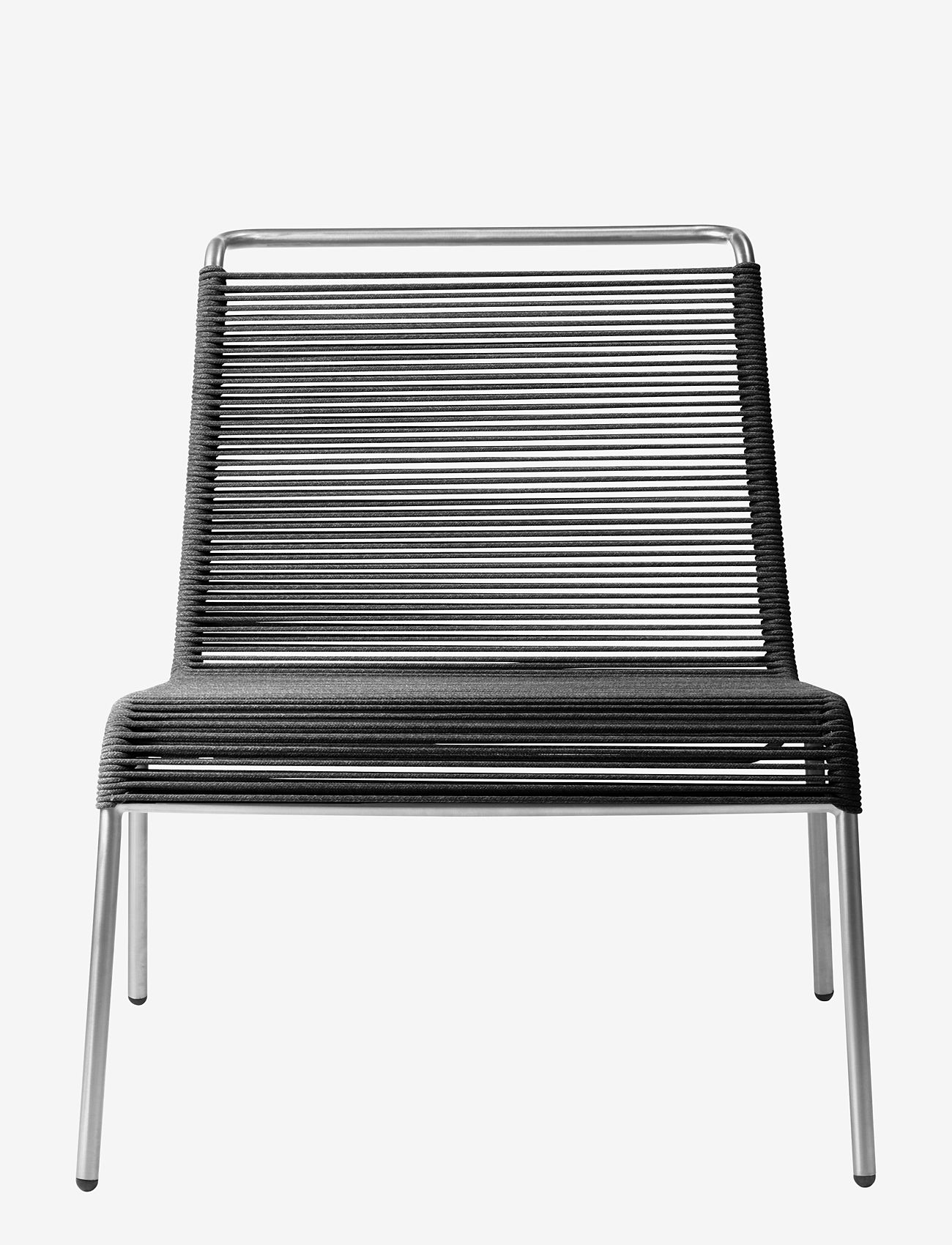 FDB Møbler - M20L - Teglgard - Cord chair, lounge - black - 0
